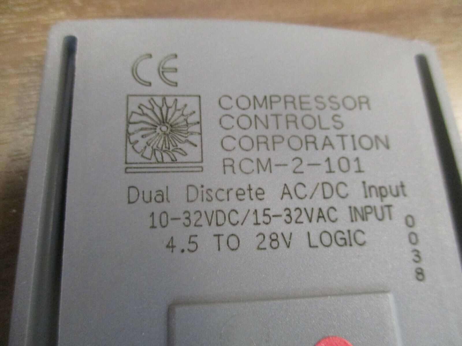 Compressor Controls Corp. Dual Discrete AC/DC Input Module RCM-2-101 Used