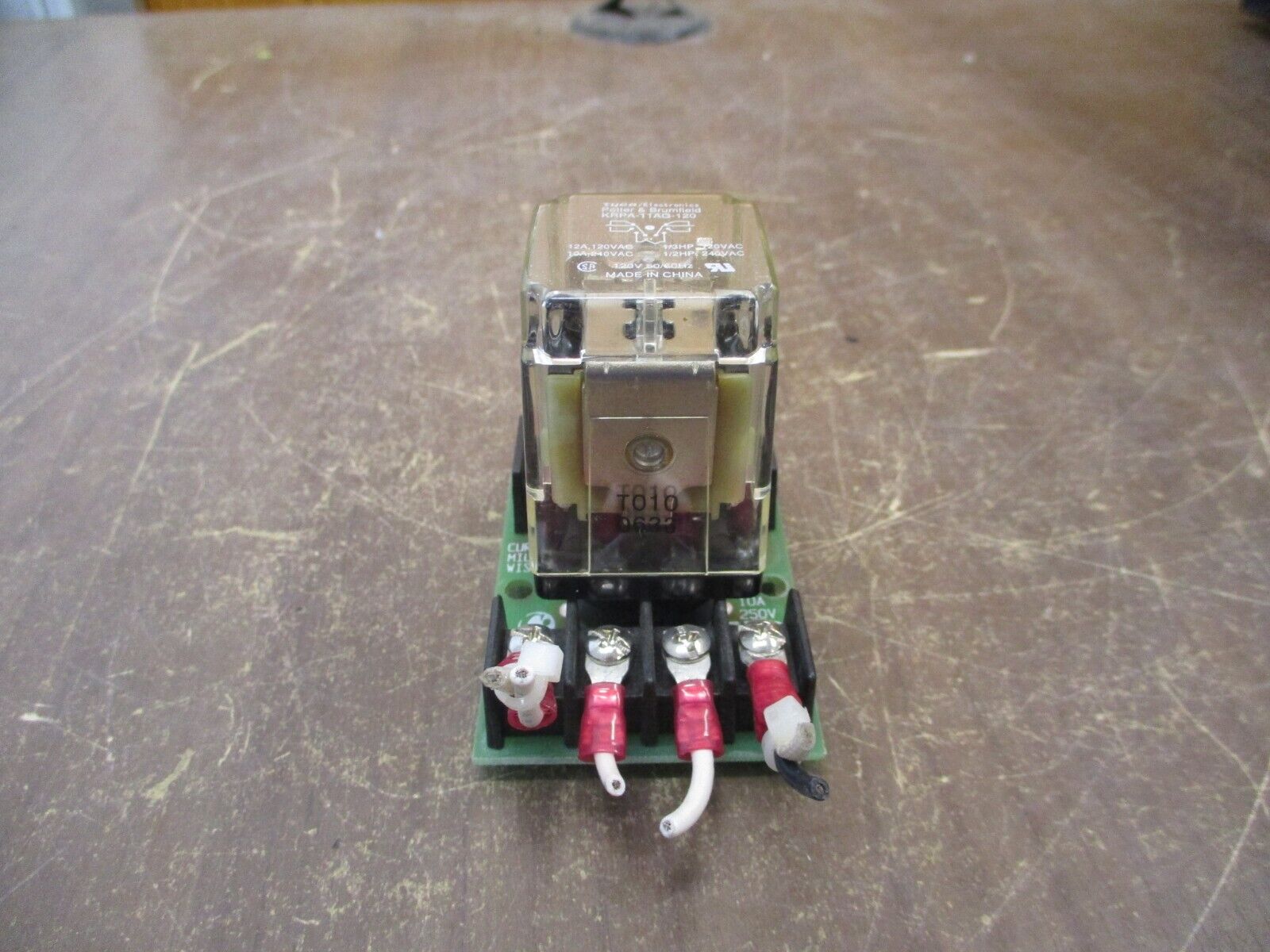 Tyco / Potter & Brumfield Relay w/ Base KRPA-11AG-120 120V Coil Used