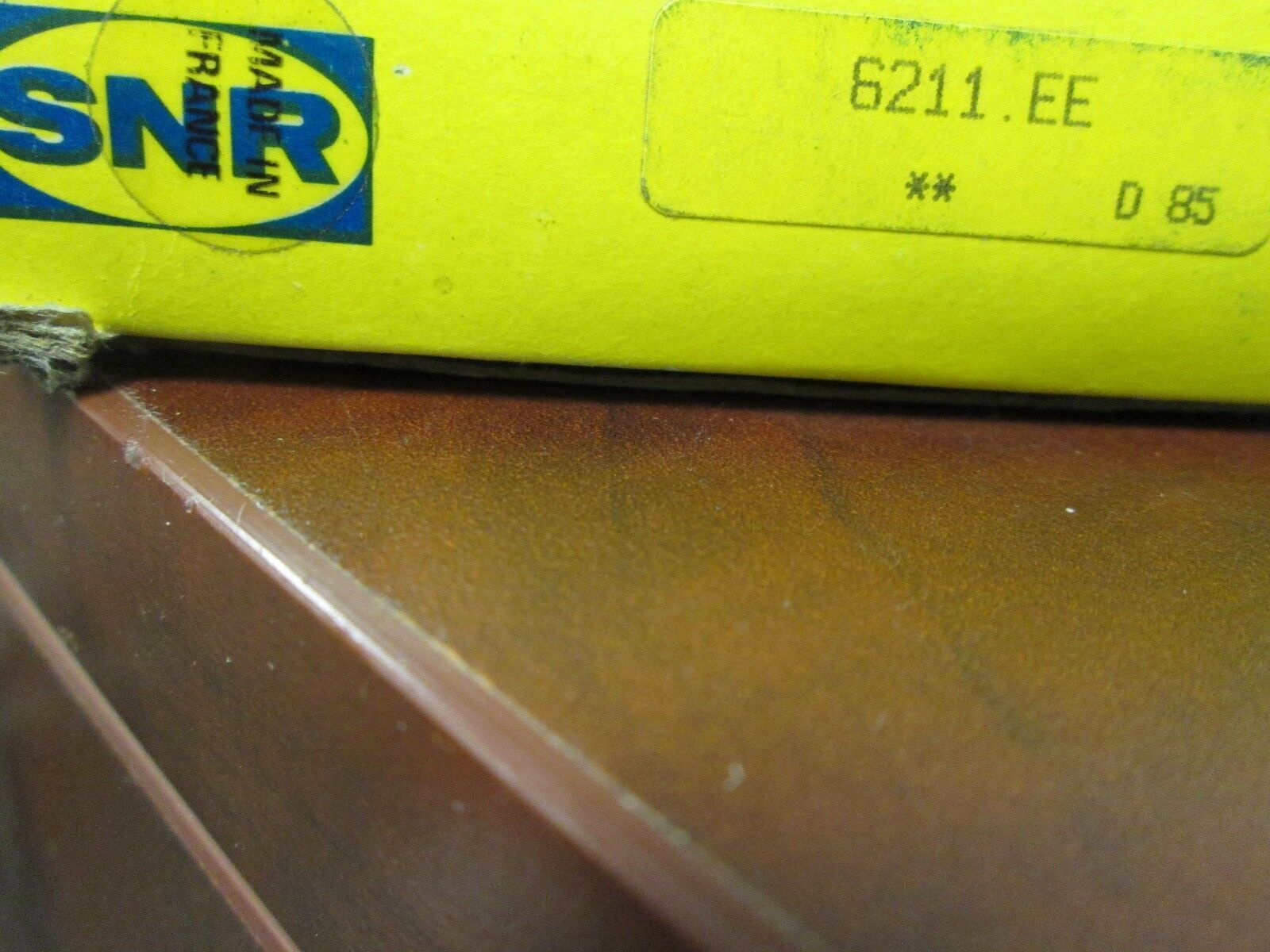 SNR Ball Bearing 6211.EE Inside Diameter 55MM Outside Diameter 110MM New Surplus