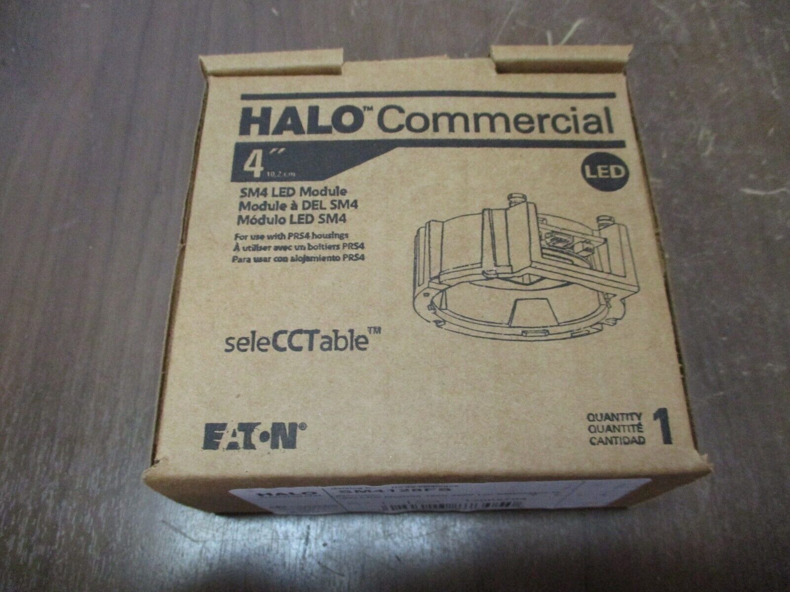 Eaton Halo Commercial LED Module SM4128FS 1000-2000Lm SQ New Surplus