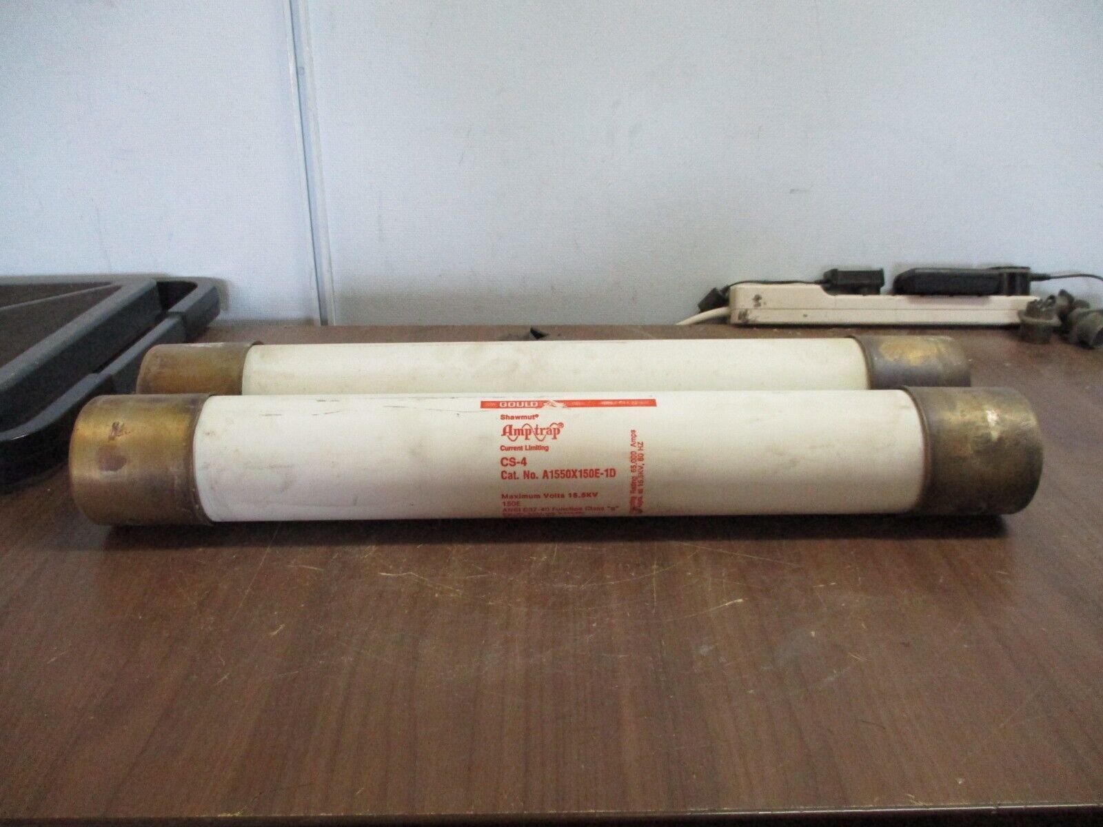Gould Shawmut CS-4 Amp-Trap Fuse A1550X150E-1D 150E 15.5kV Used