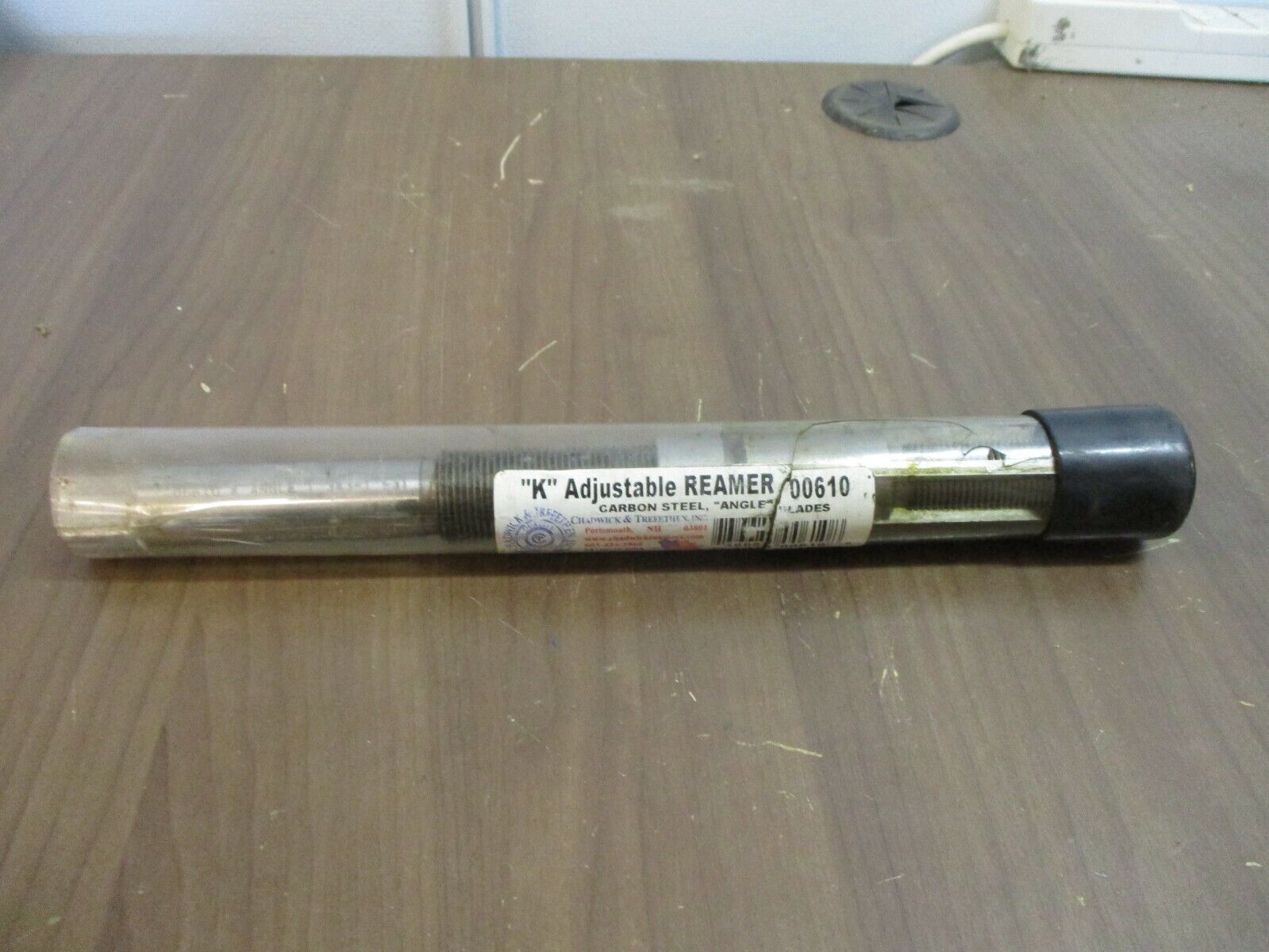 Chadwick & Trefethen "K" Adjustable Reamer 00610 Carbon Steel Used