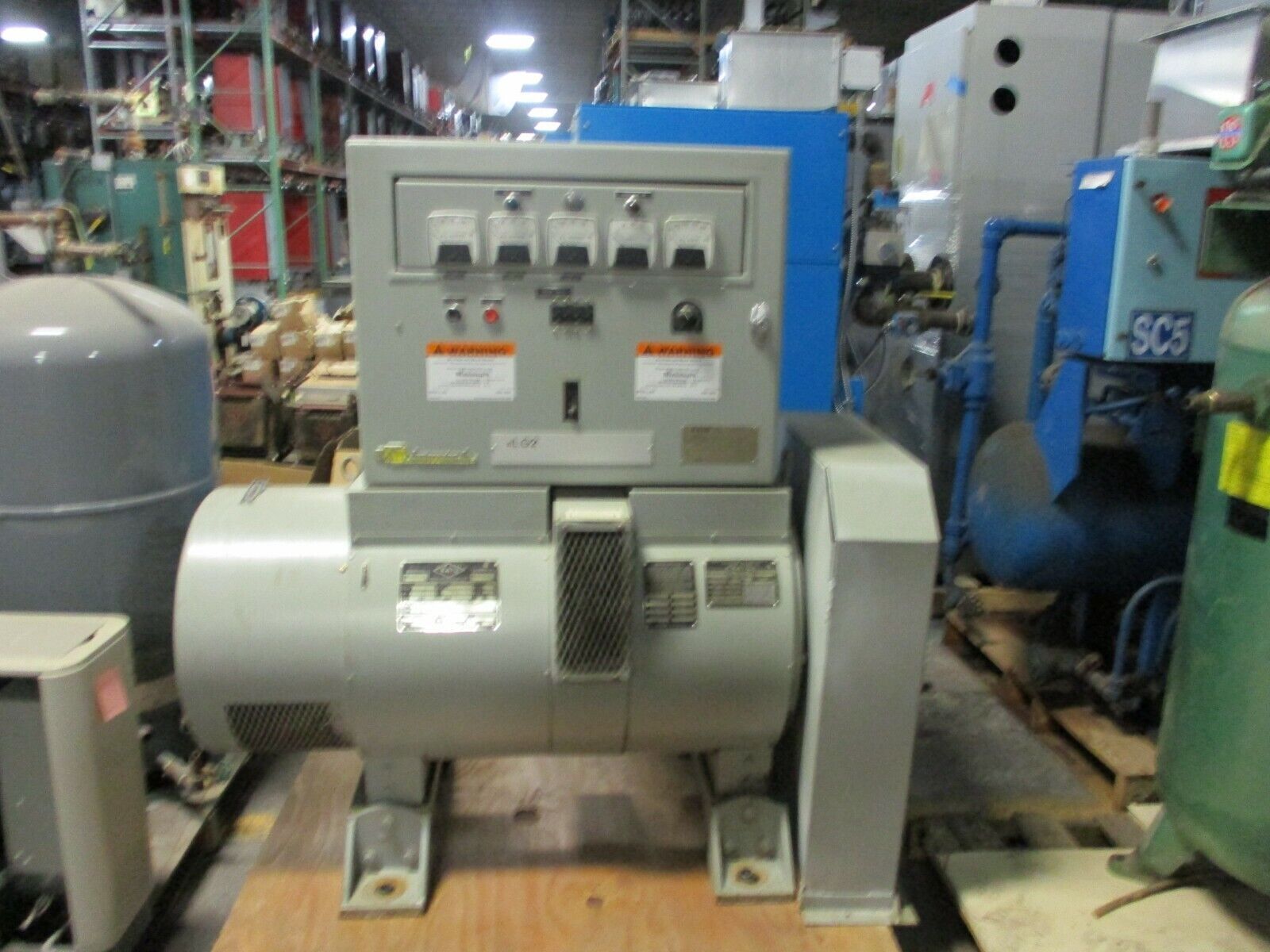Kato AC Generator 4P2-0588 20kW 60kKVA 277/480V 72A 3Ph 60Hz 1800 RPM Used