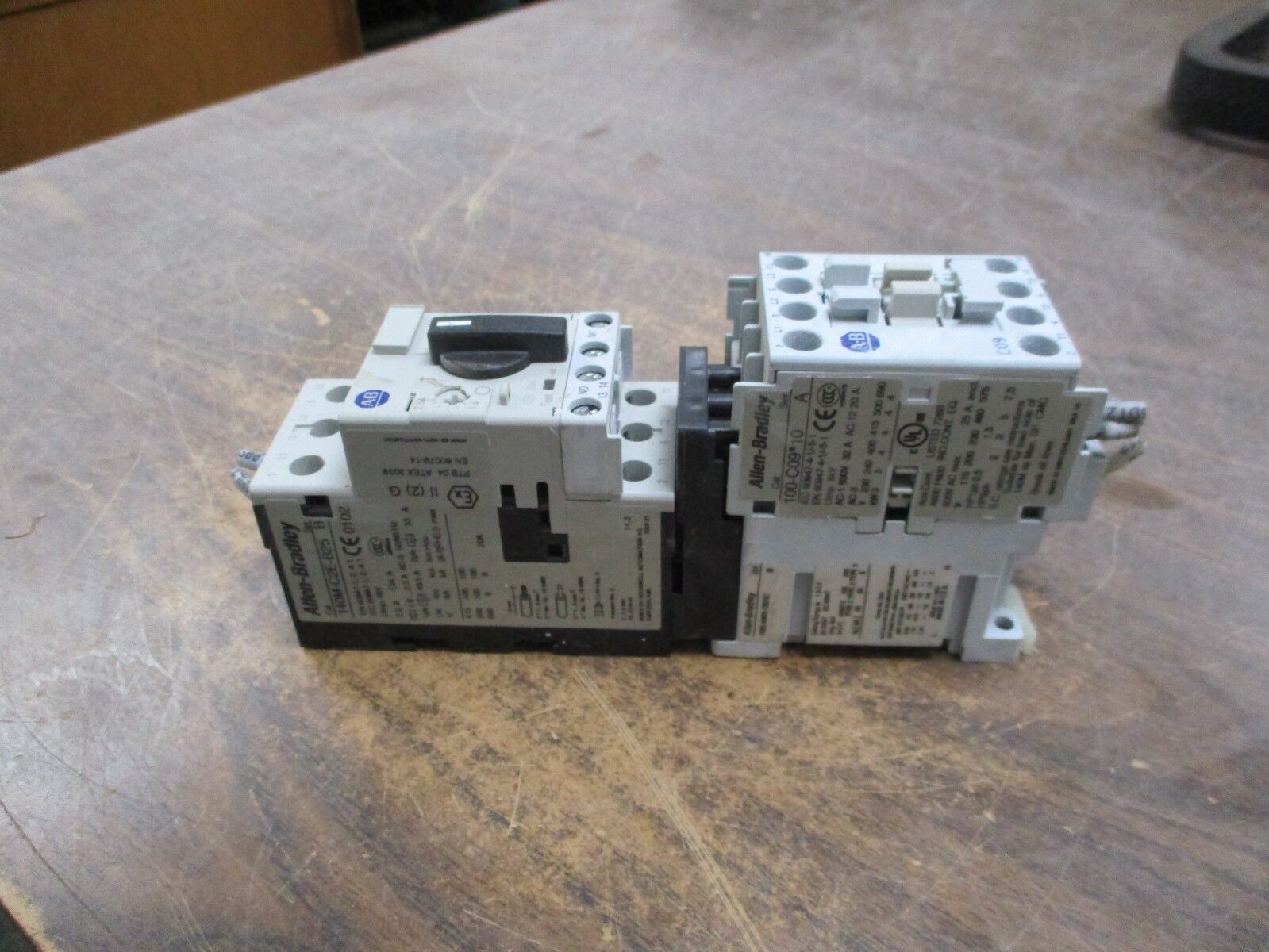 Allen-Bradley Starter 190E-AND2-CB25C 120V Coil 25A 600V Trip: 1.6-2.5A Used
