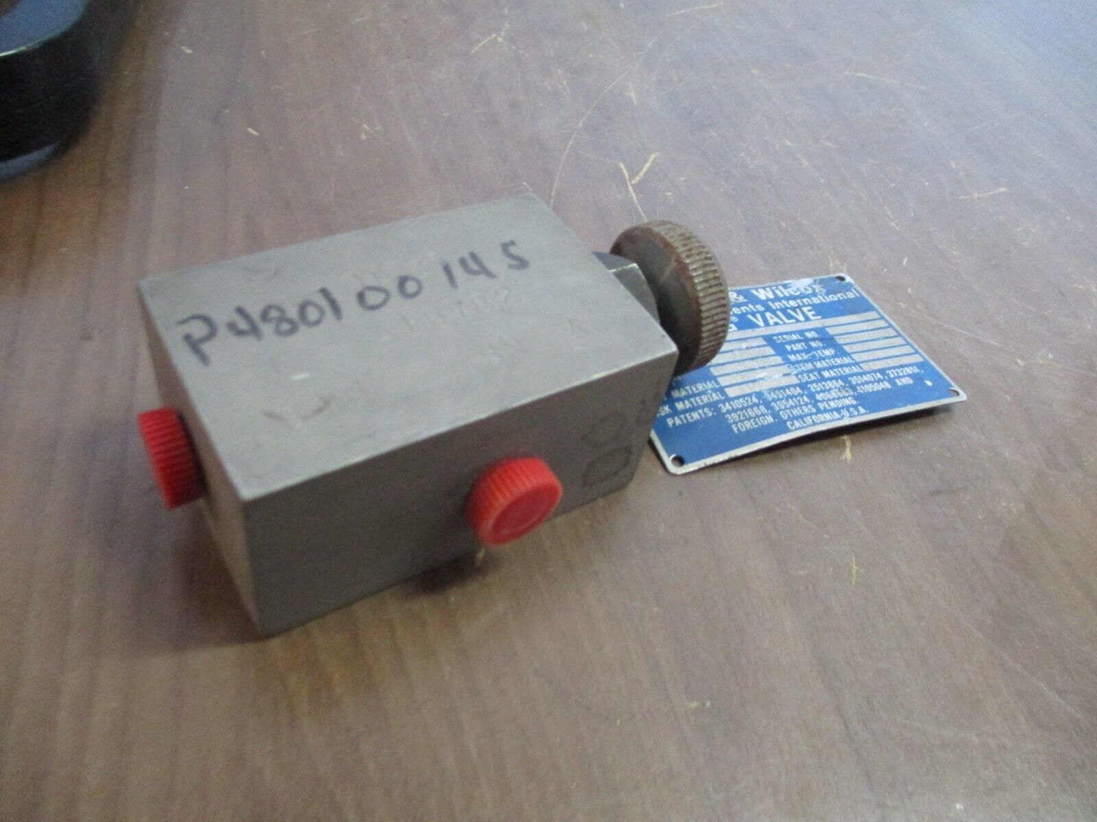 Babcock & Wilcox Drag Valve MDA2504-4P 6000PSI Body/Disk: 316 Stem: 420 Used