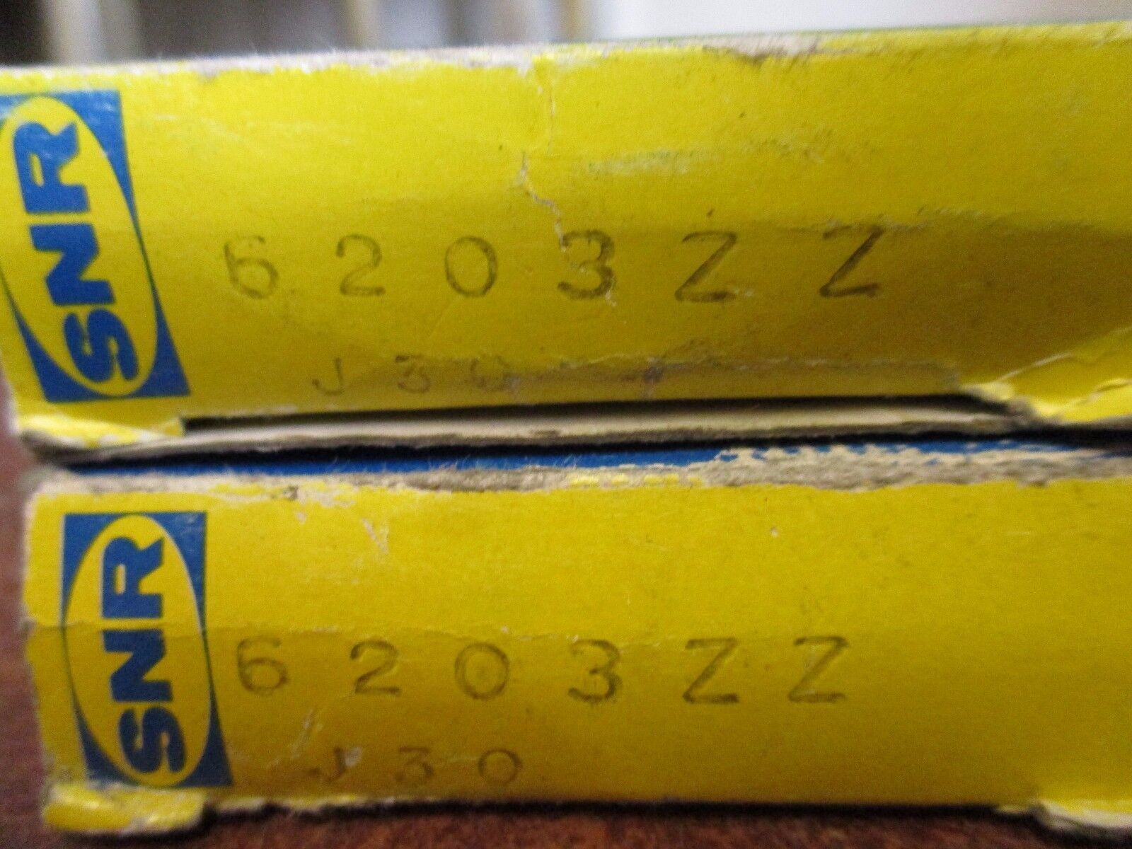 SNR Ball Bearing 6203ZZ J30 *Lot of 2* New Surplus