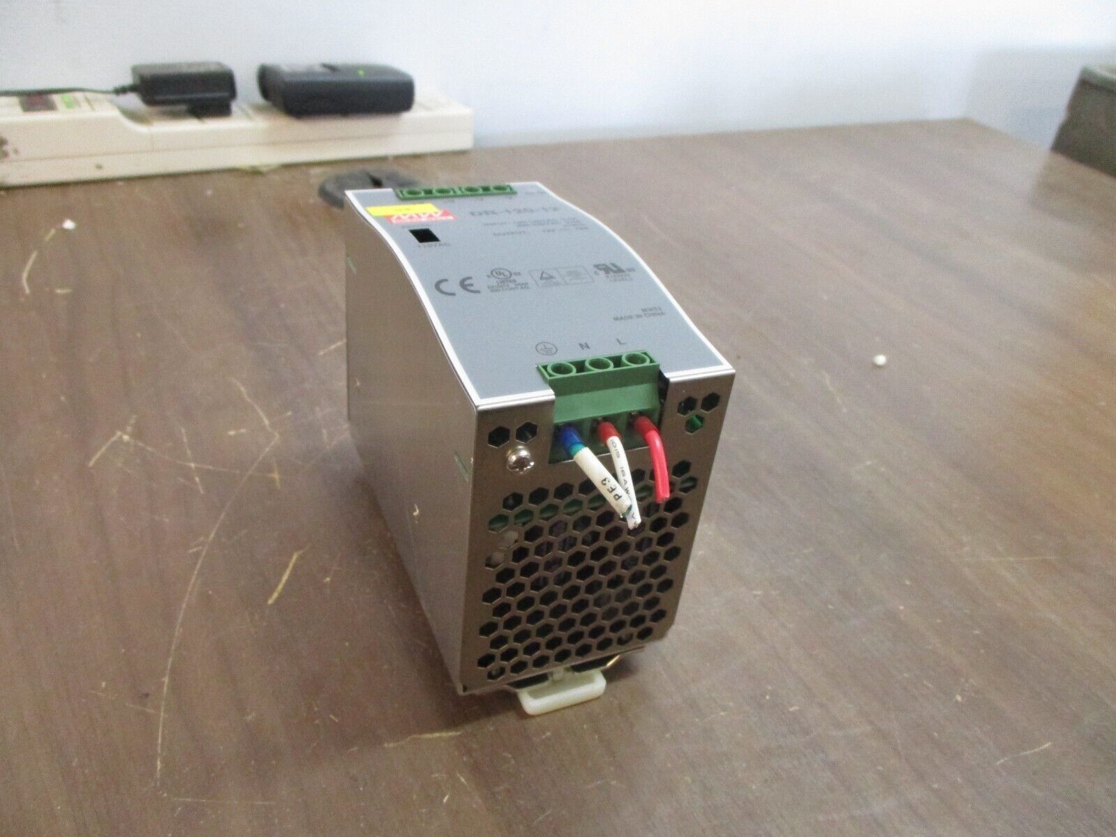 Mean Well Power Supply DR-120-12 Input: 100-120VAC 3.3A 200-240VAC 2.0A 50/60Hz