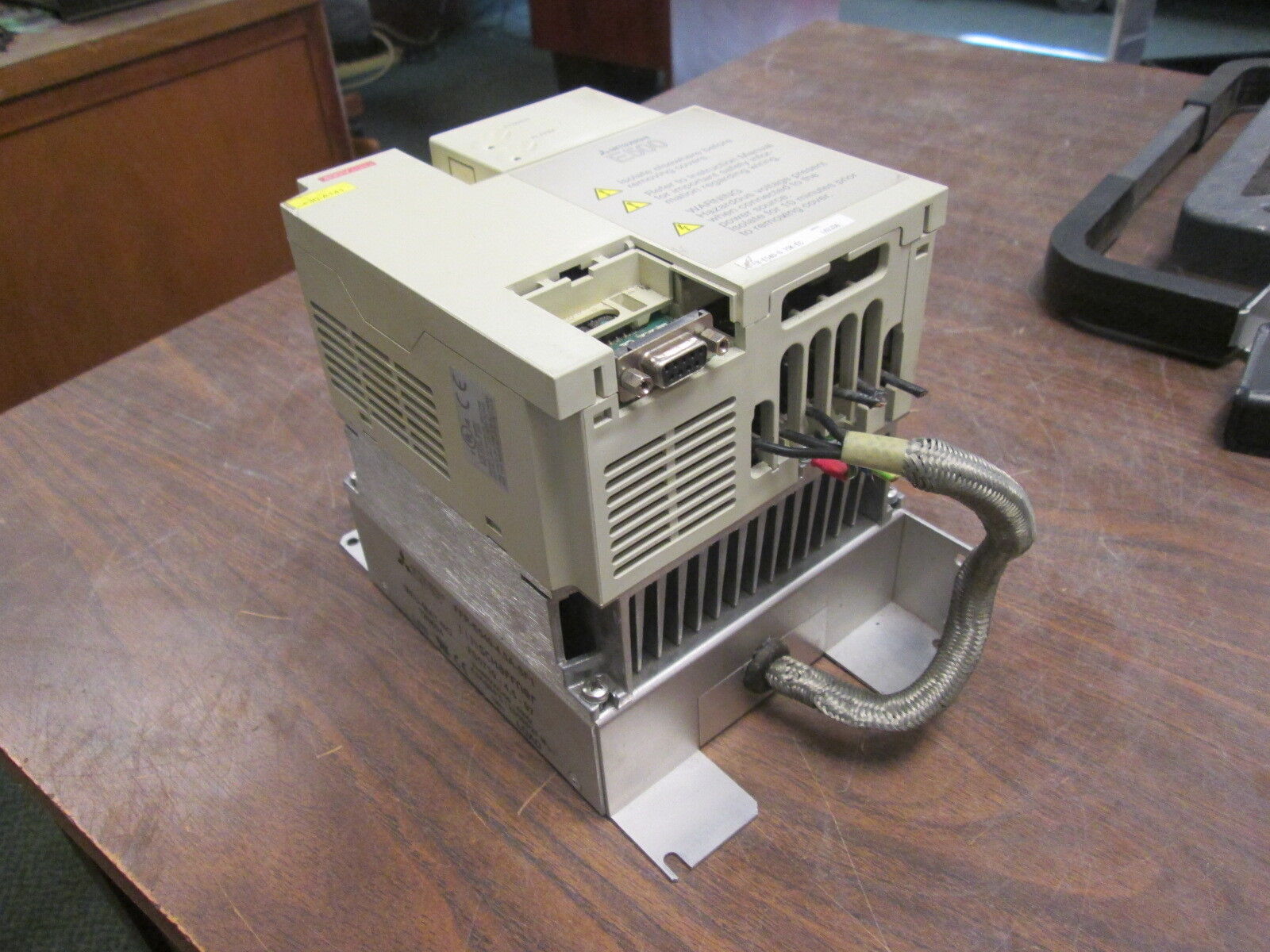 Mitsubishi E500 AC Drive w/ RFI Filter FR-E540-075K-EC 0.75KW 3Ph, Used