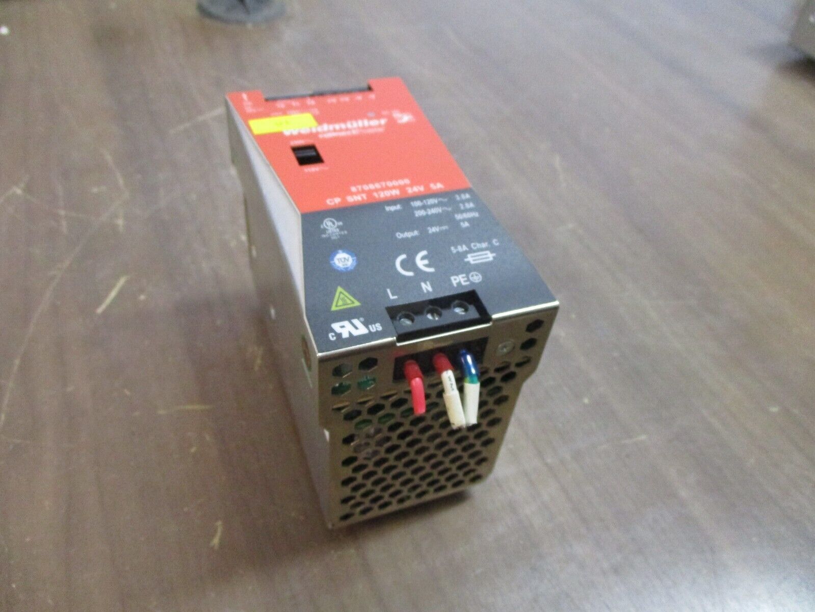 Weidmuller ConnectPower Power Supply 8708670000 120W Output: 24V 5A Used