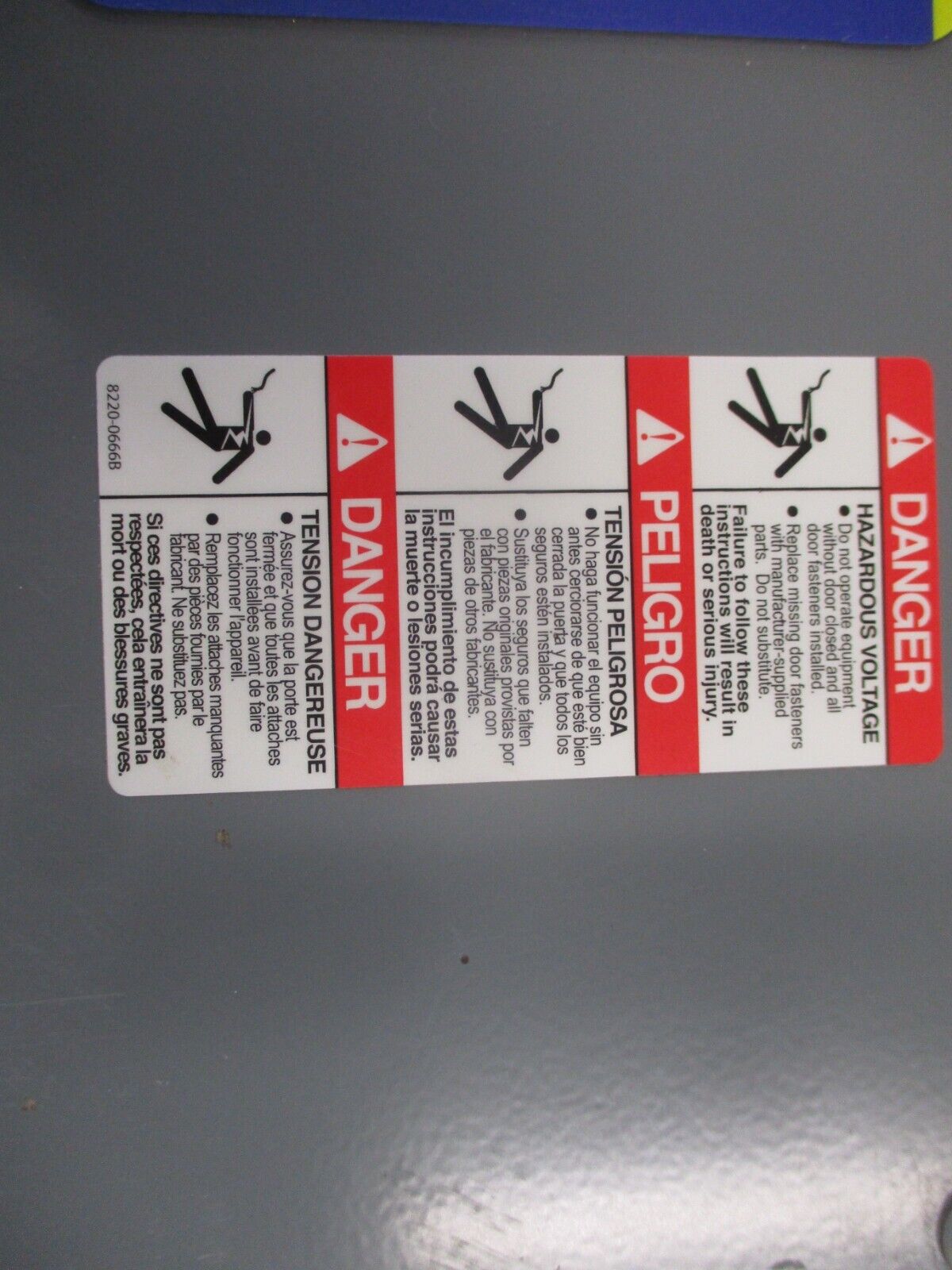 Square D SurgeLogic Surge Protective Device TVS2EBA16A Ser. 002 208Y/120V 3PH