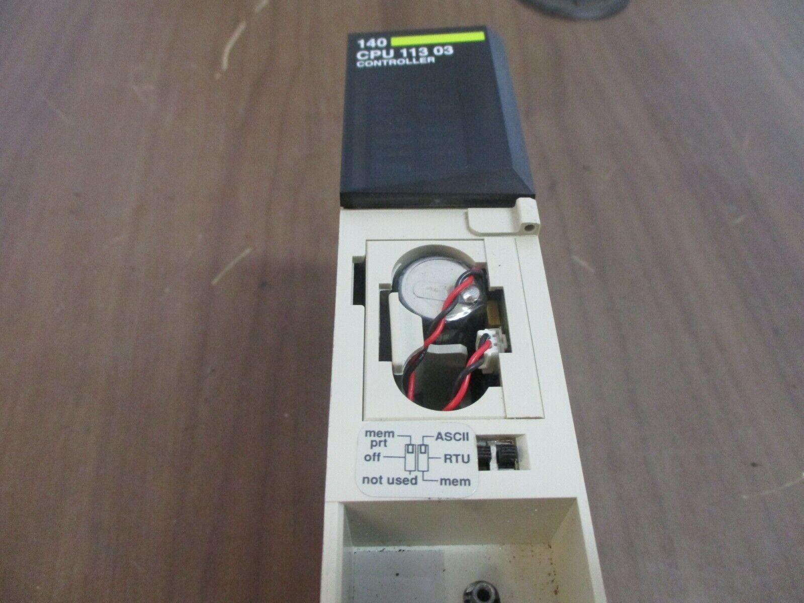 Schneider Automation TSX Quantum CPU Module 140 CPU 113 03 512K 1XMB+ Used