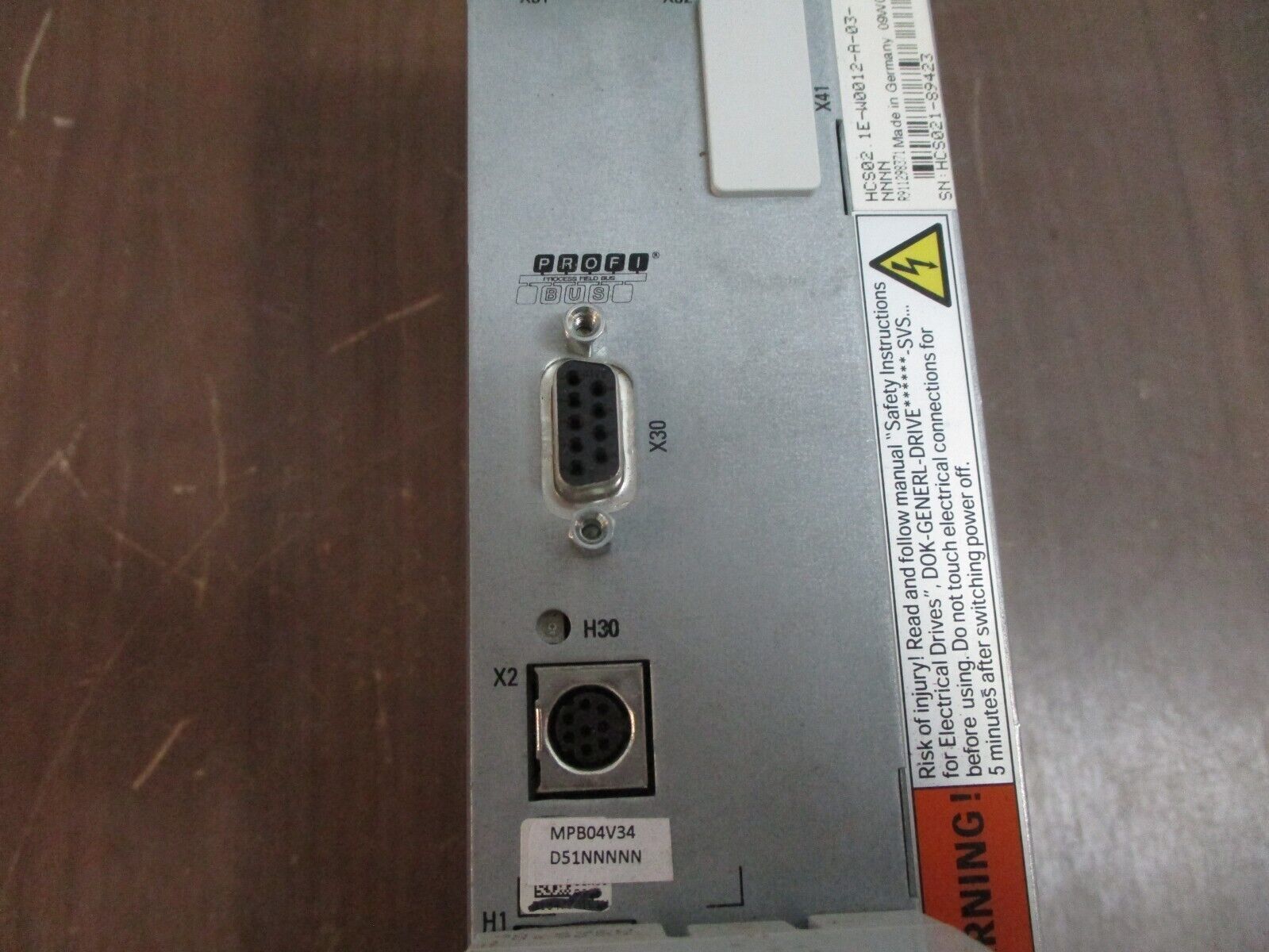 Rexroth IndraDrive Servo Drive HCS02.1E-W0012 3Ph Used