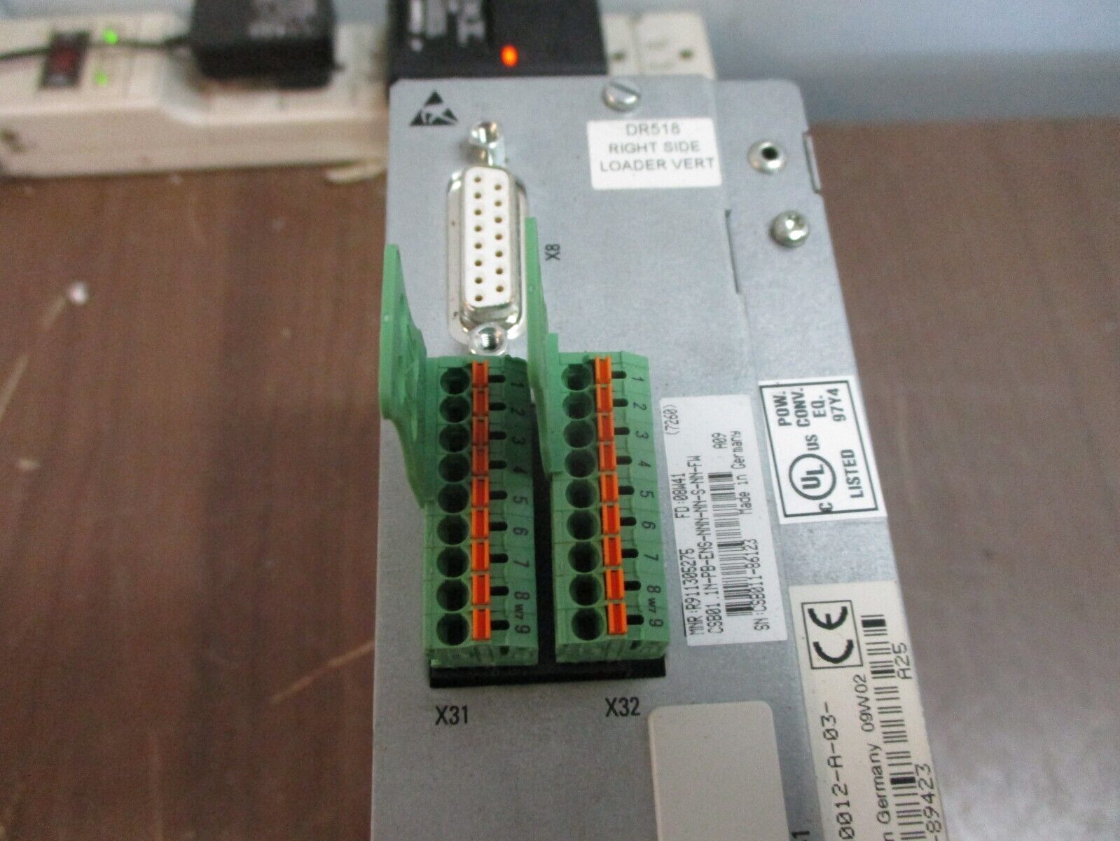 Rexroth IndraDrive Servo Drive HCS02.1E-W0012 3Ph Used