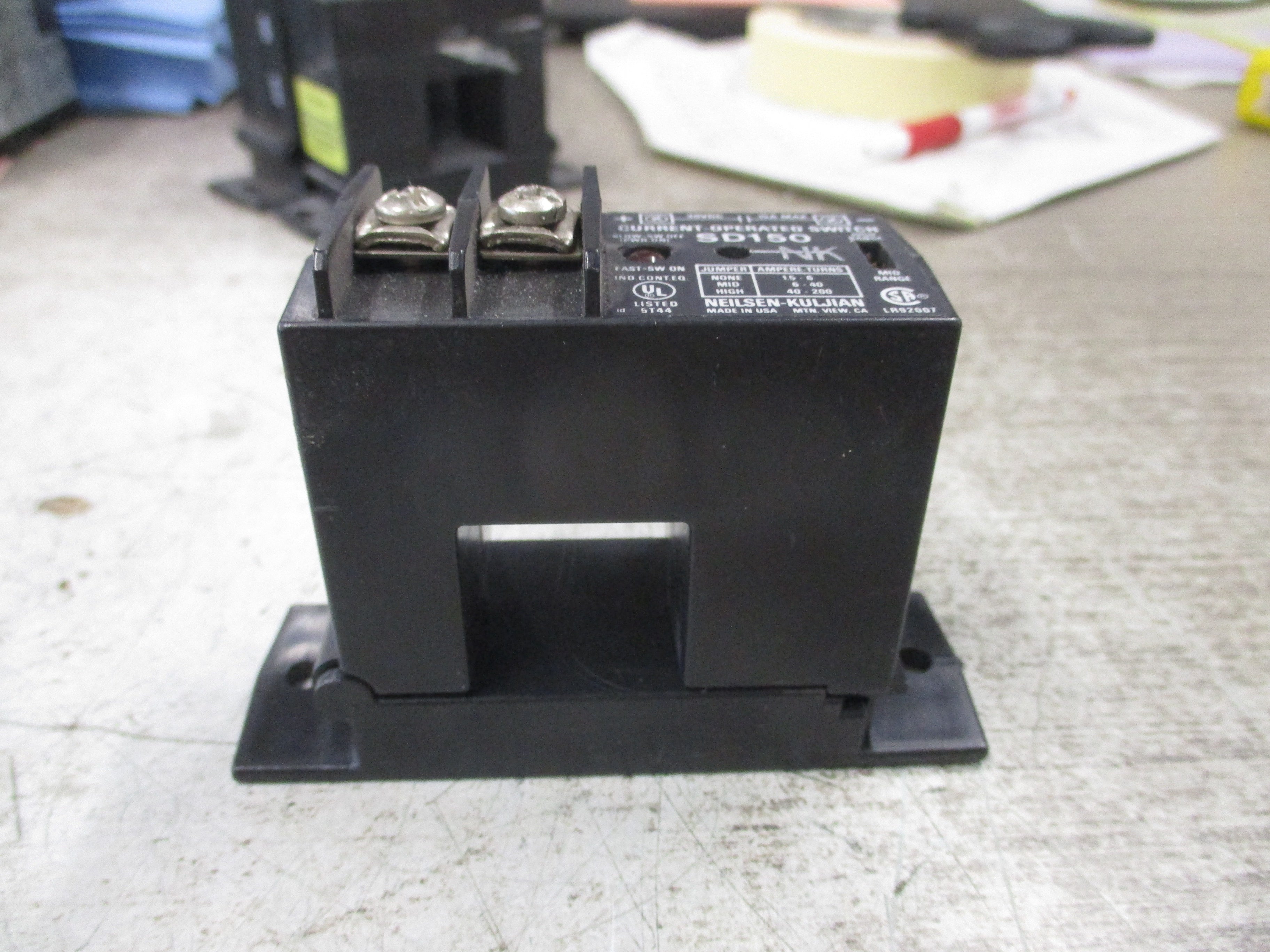 Neilsen-Kuljian Current-Operated Switch SD150 15-200A Used