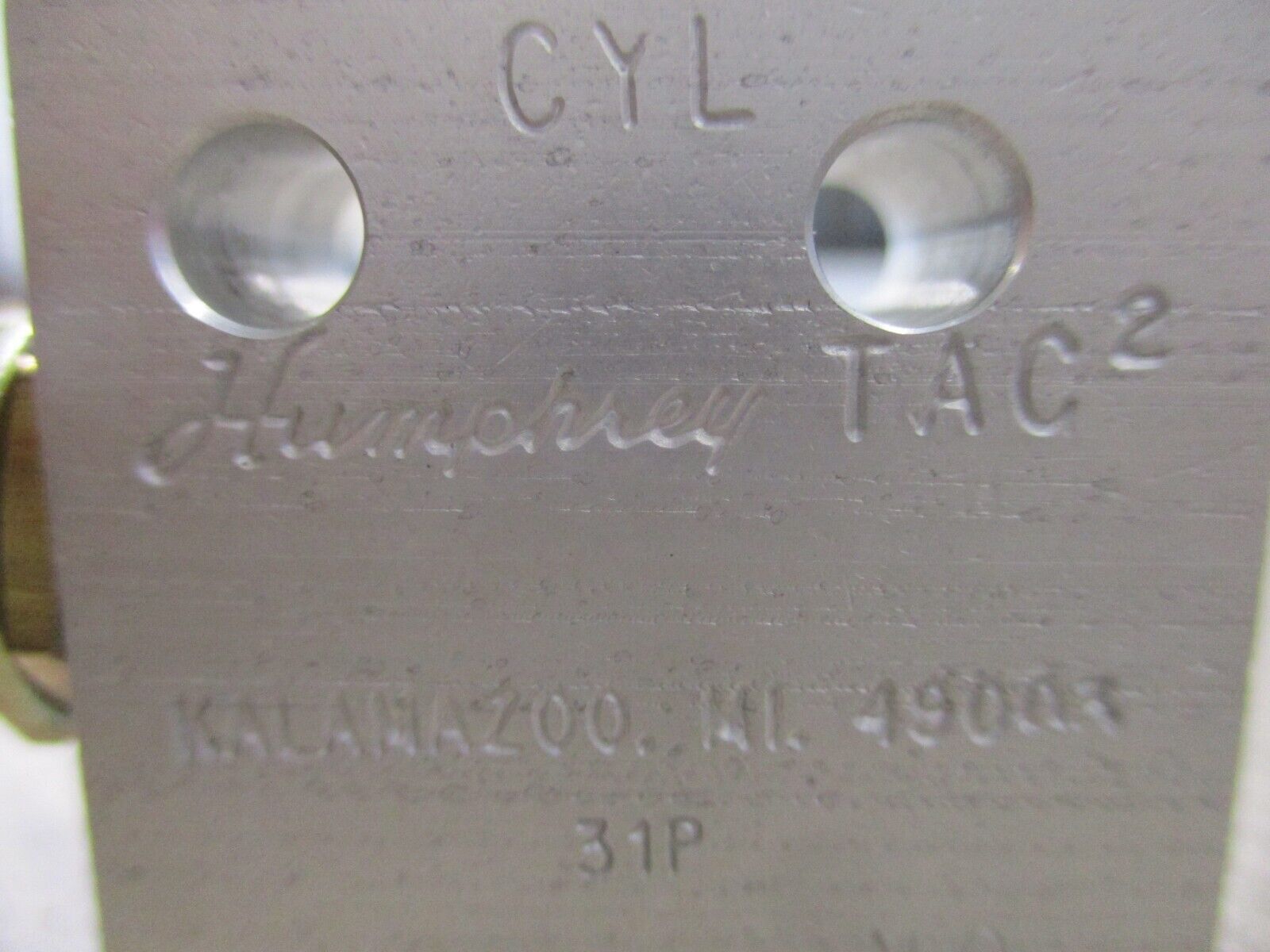 Humphrey Push Button Valve 31P New Surplus