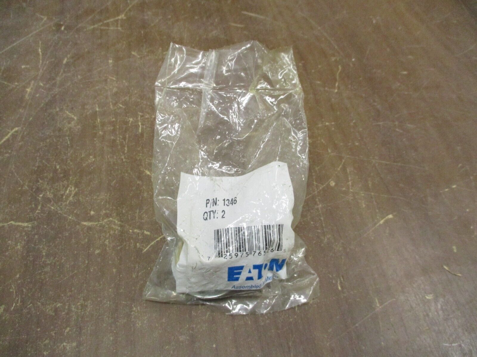 Eaton Brass Bulkhead Coupling 1346 *Pack of 2* New Surplus