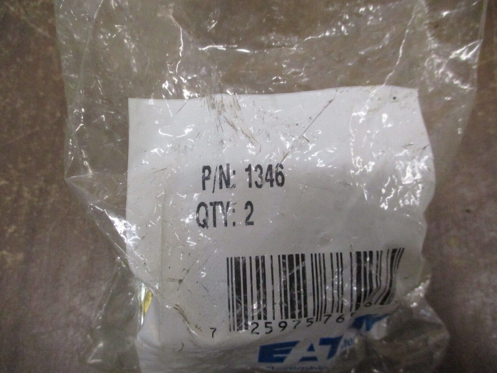 Eaton Brass Bulkhead Coupling 1346 *Pack of 2* New Surplus