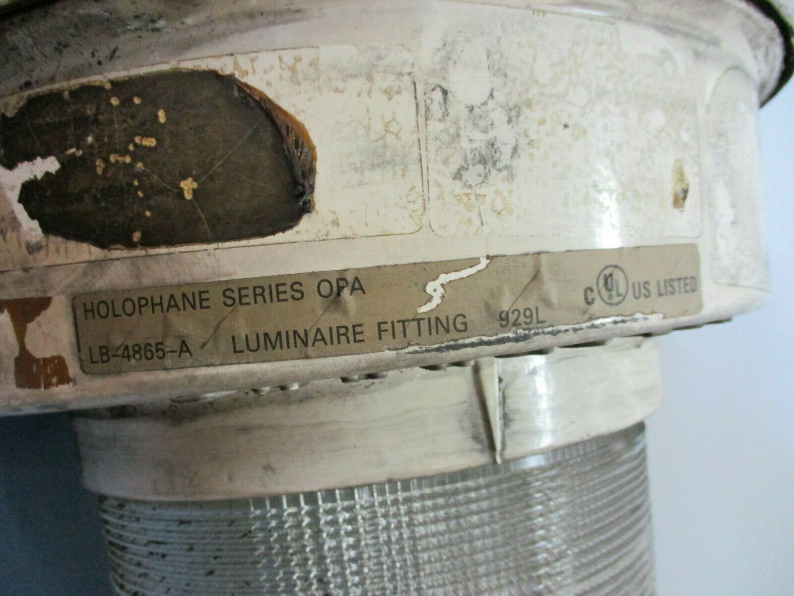 Holophane Series OPA Luminaire Fitting LB-4865-A 100W Used