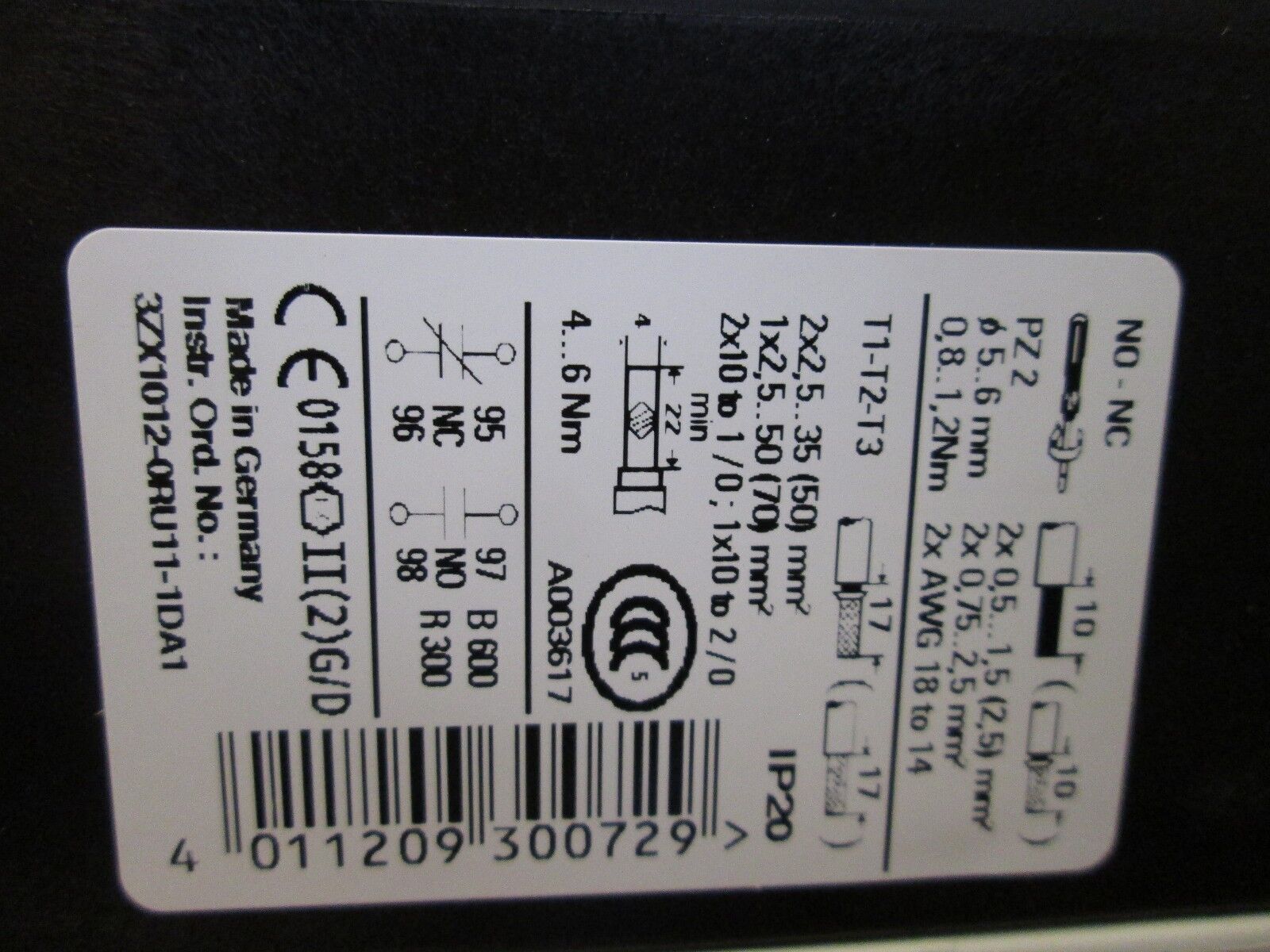 Siemens Solid State Overload 3RU1146-4DB0 Range: 18-25A New Surplus