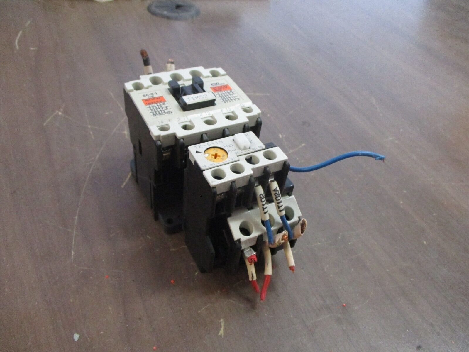 Fuji Electric Starter SC-5-1 / TK-5-1N 100-110V Coil Trip: 12-18A Used