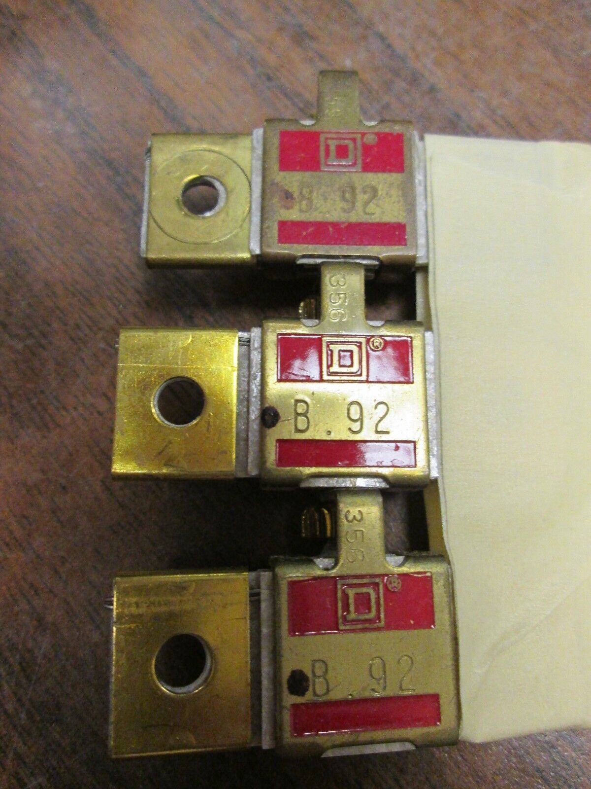 Square D Overload Relay Thermal Unit B.92 Lot of 3 Used