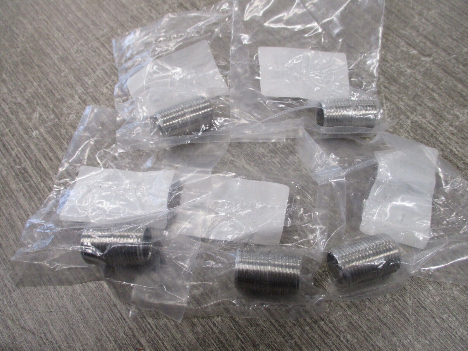 Grainger Stainless Steel Nipple 1WZZ2B 3/8"X Close SS316 *Lot of 5* New Surplus