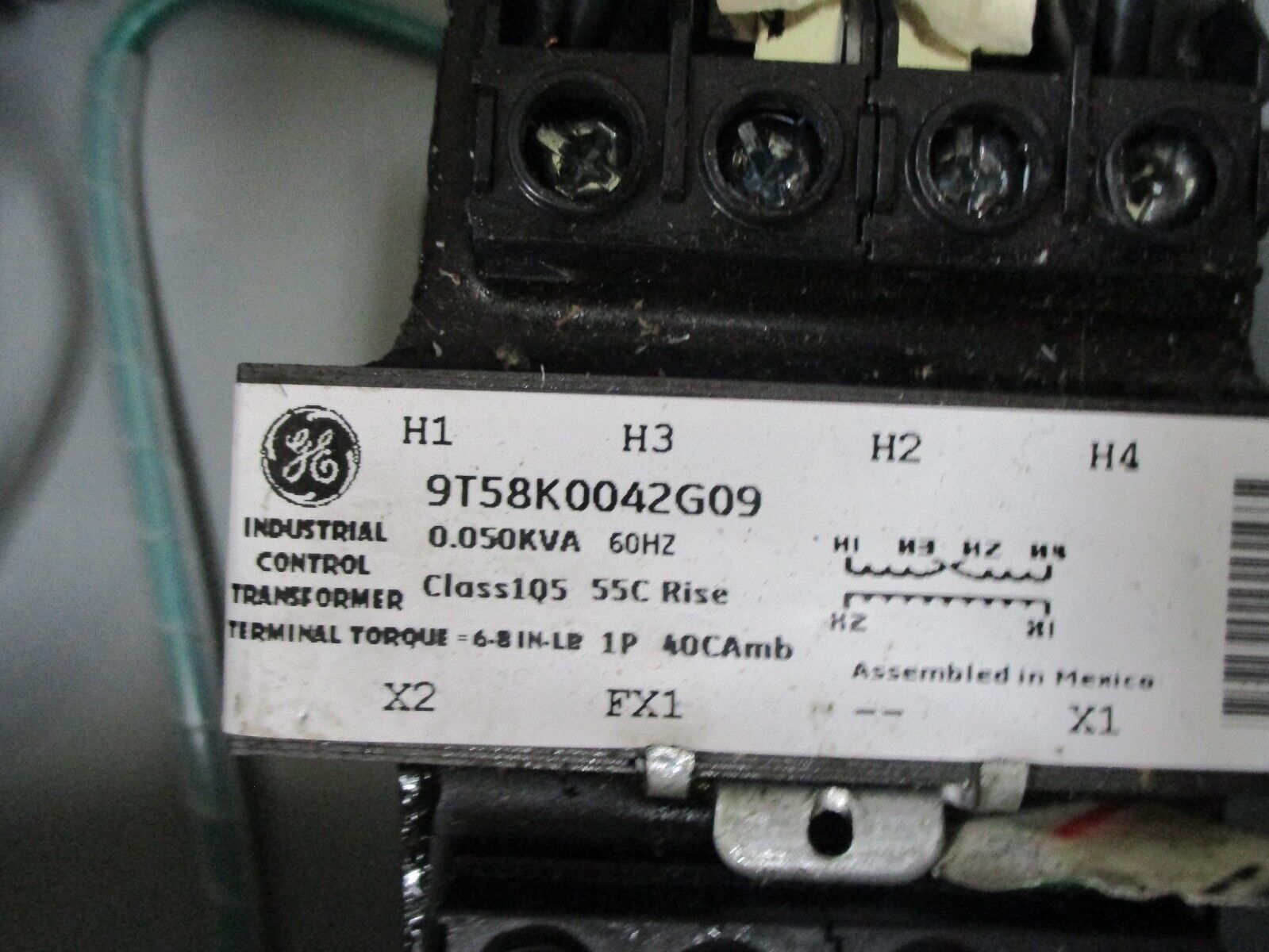 GE Size 0 Enclosed Starter CR306B10400XDTDJC 120V Coil 18A 600V New Surplus