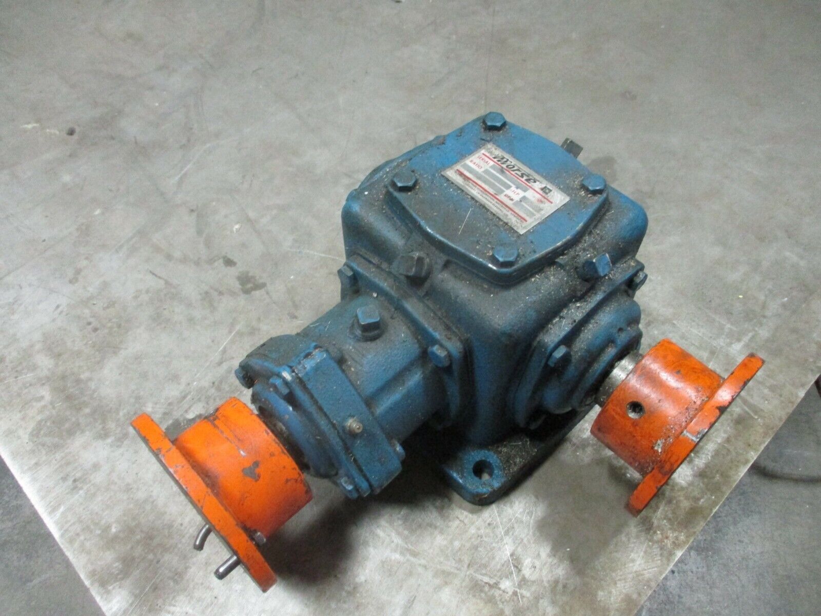 Morse Bevel Gear Reducer 6M 1-R-5 Ratio 1:1 22.03HP In 1750RPM In Used