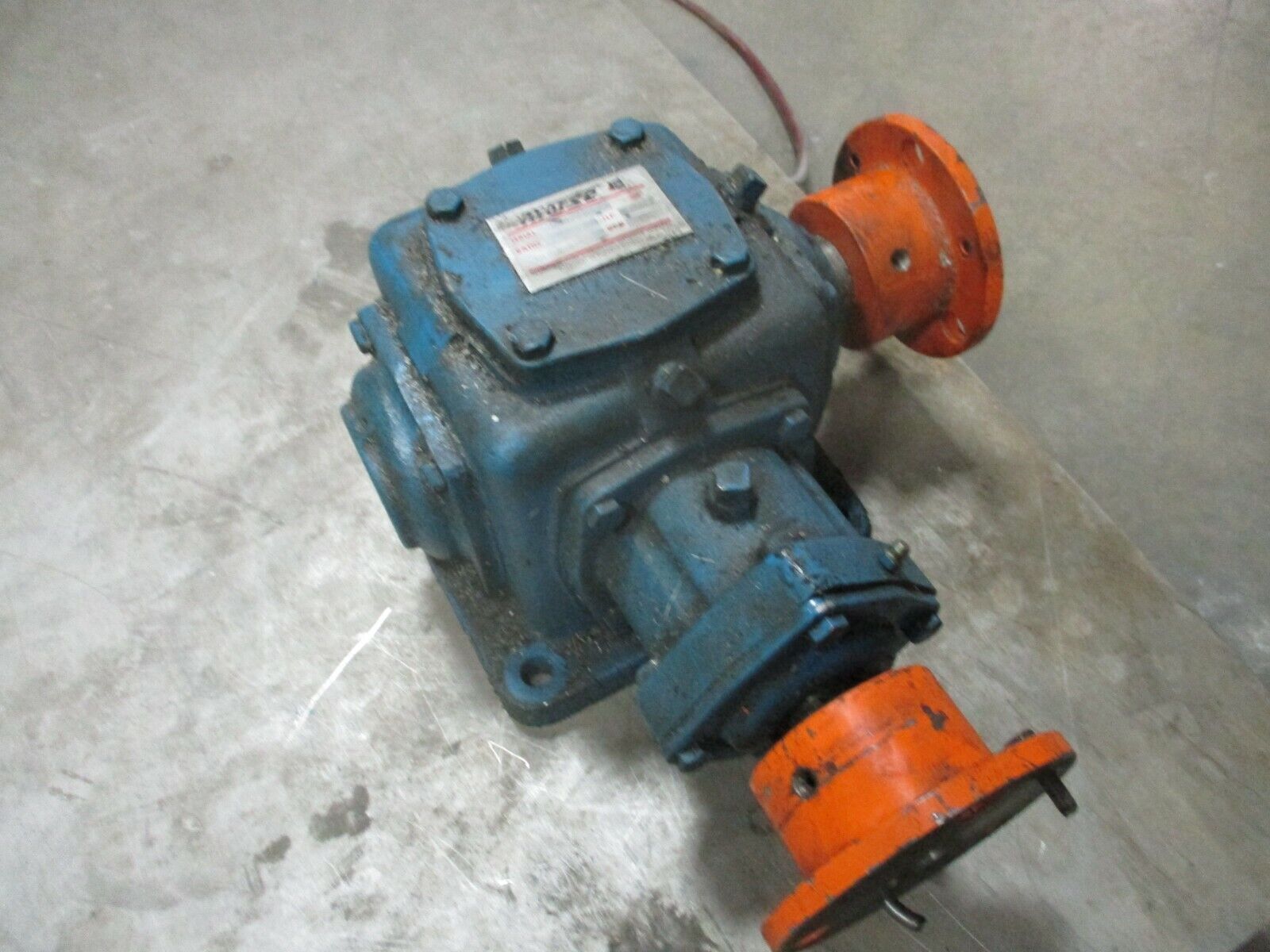 Morse Bevel Gear Reducer 6M 1-R-5 Ratio 1:1 22.03HP In 1750RPM In Used