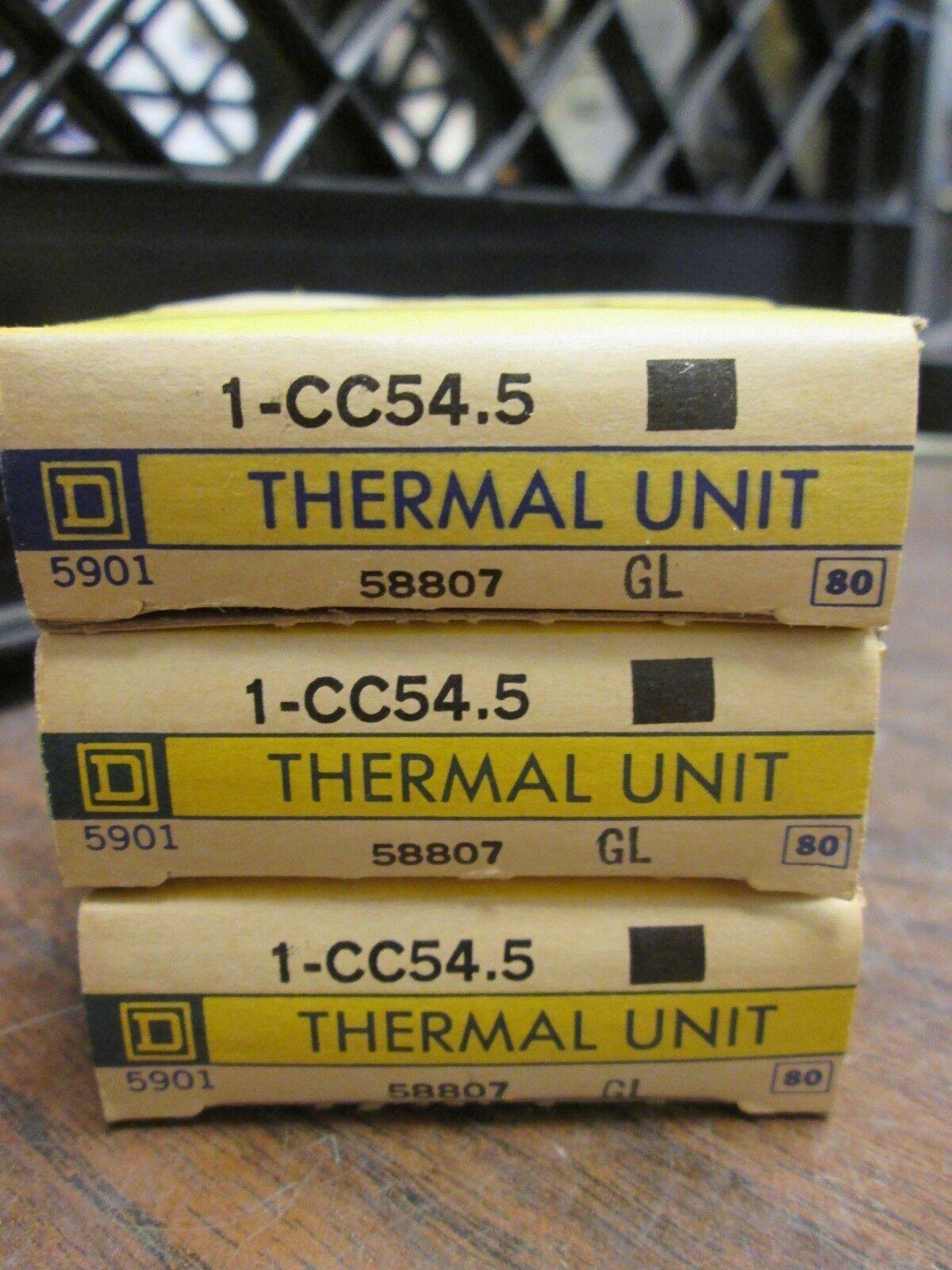 Square D Overload Relay Thermal Unit CC54.5 Lot of 3 New Surplus