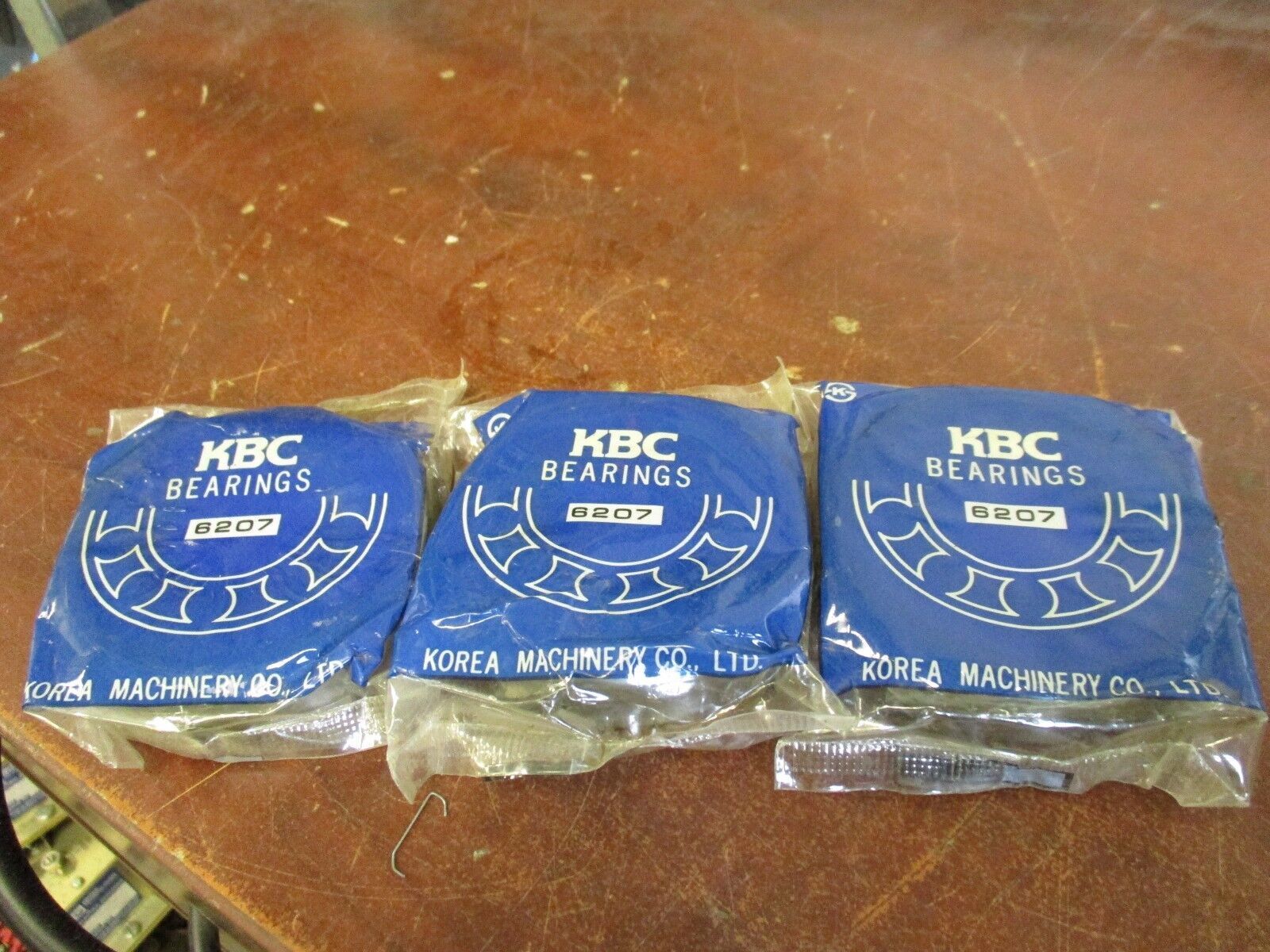 KBC Ball Bearing 6207 *Lot of 3* New Surplus