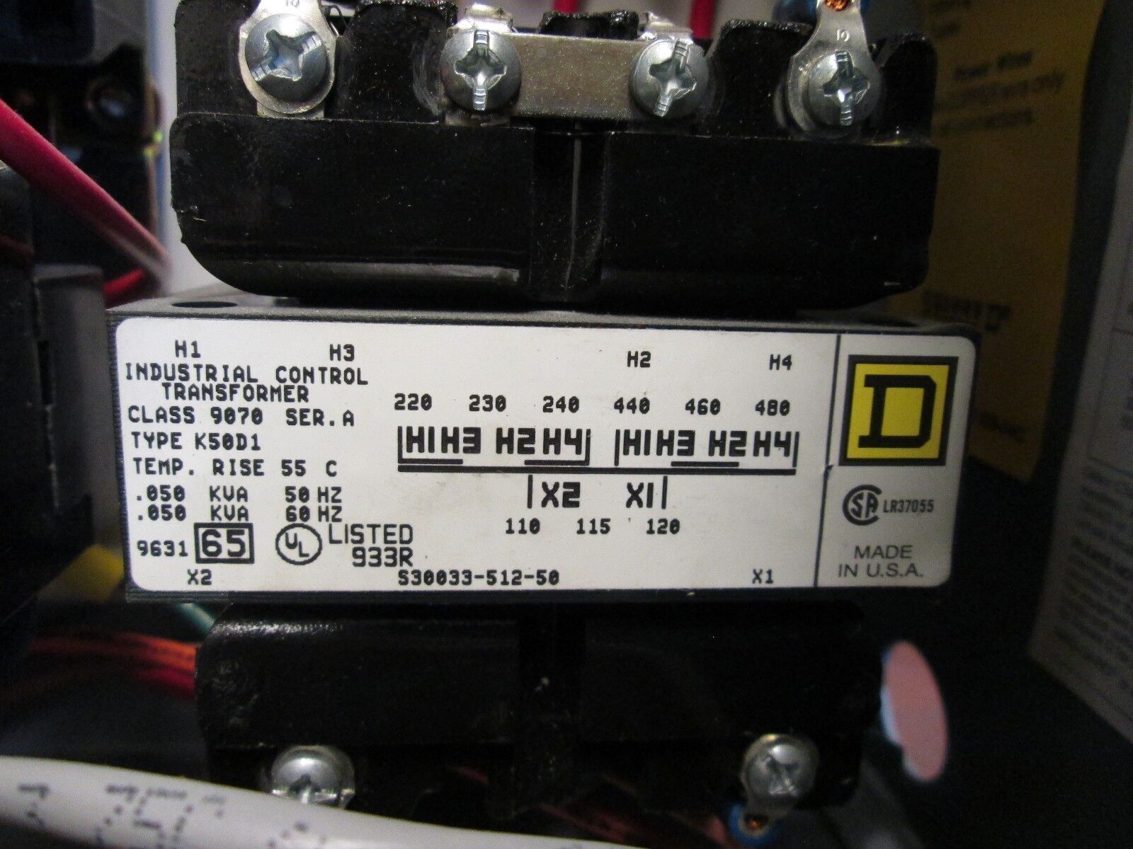 Square D Fusible Combination SCG14 Size 1 120V Coil Used