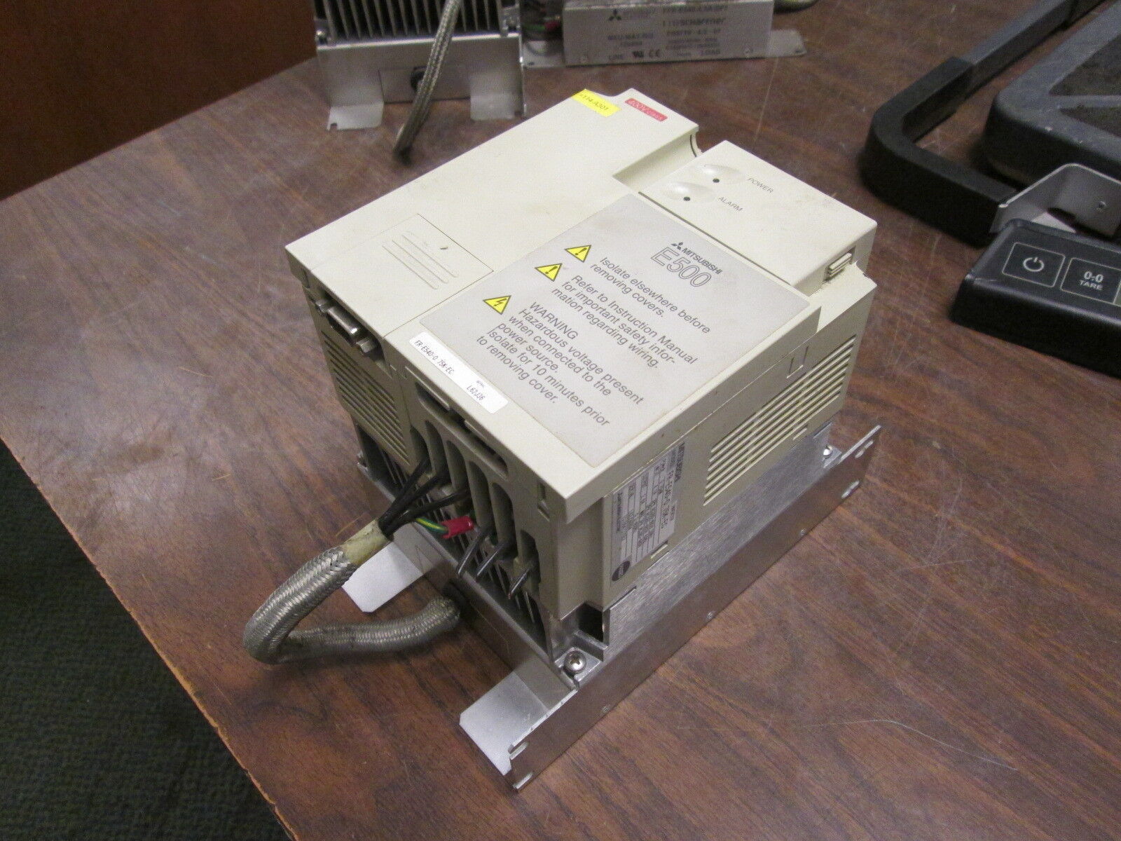 Mitsubishi E500 AC Drive w/ RFI Filter FR-E540-075K-EC 0.75KW, 3Ph Used