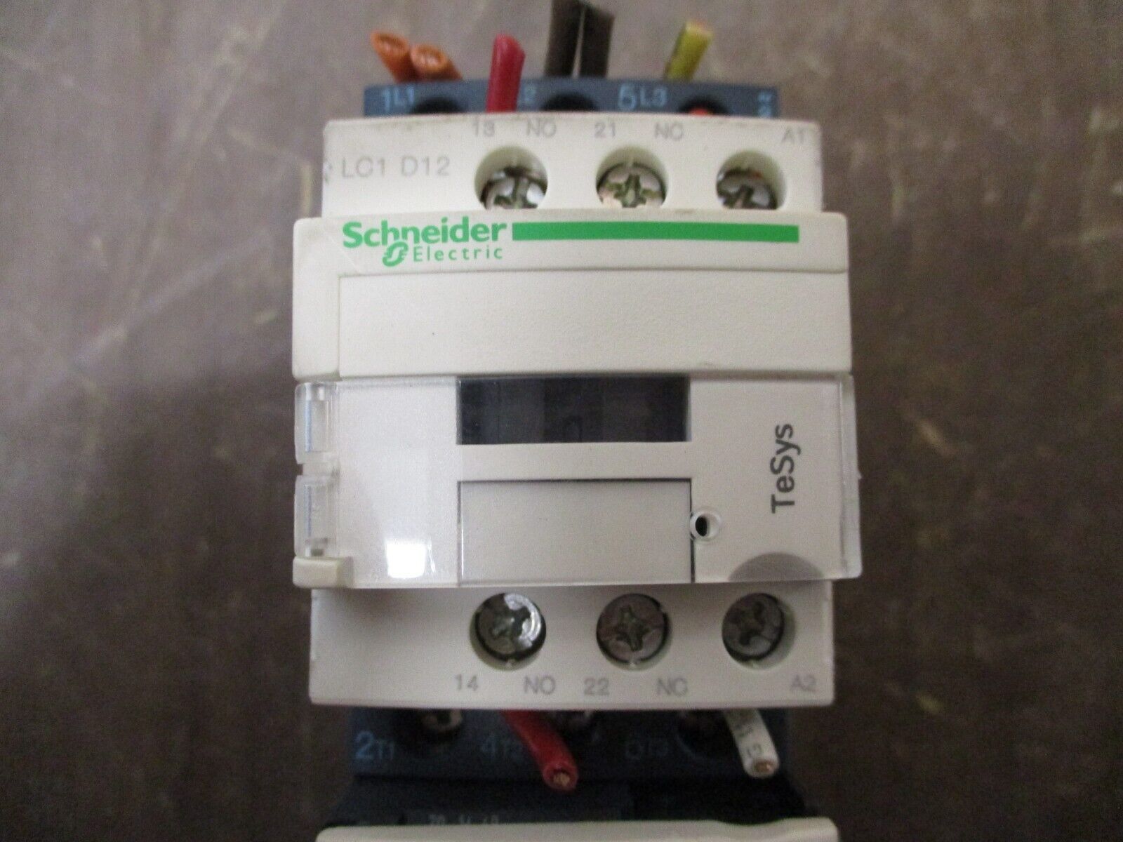 Schneider Electric Starter LC1 D12 / LRD 08 120V Coil 25A 600V Trip:2.5-4A Used