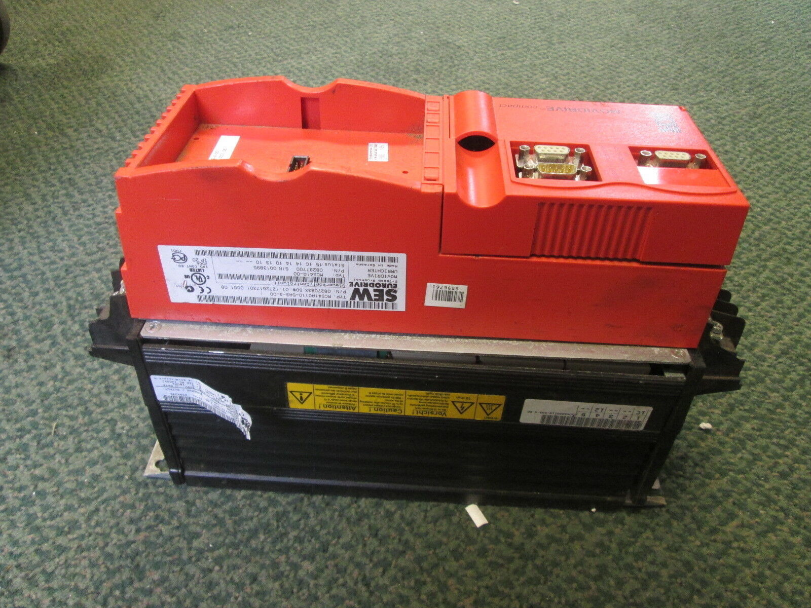 Sew-Eurodrive Movidrive MCS41A0110-5A3-4-00 Approx. 15HP Used