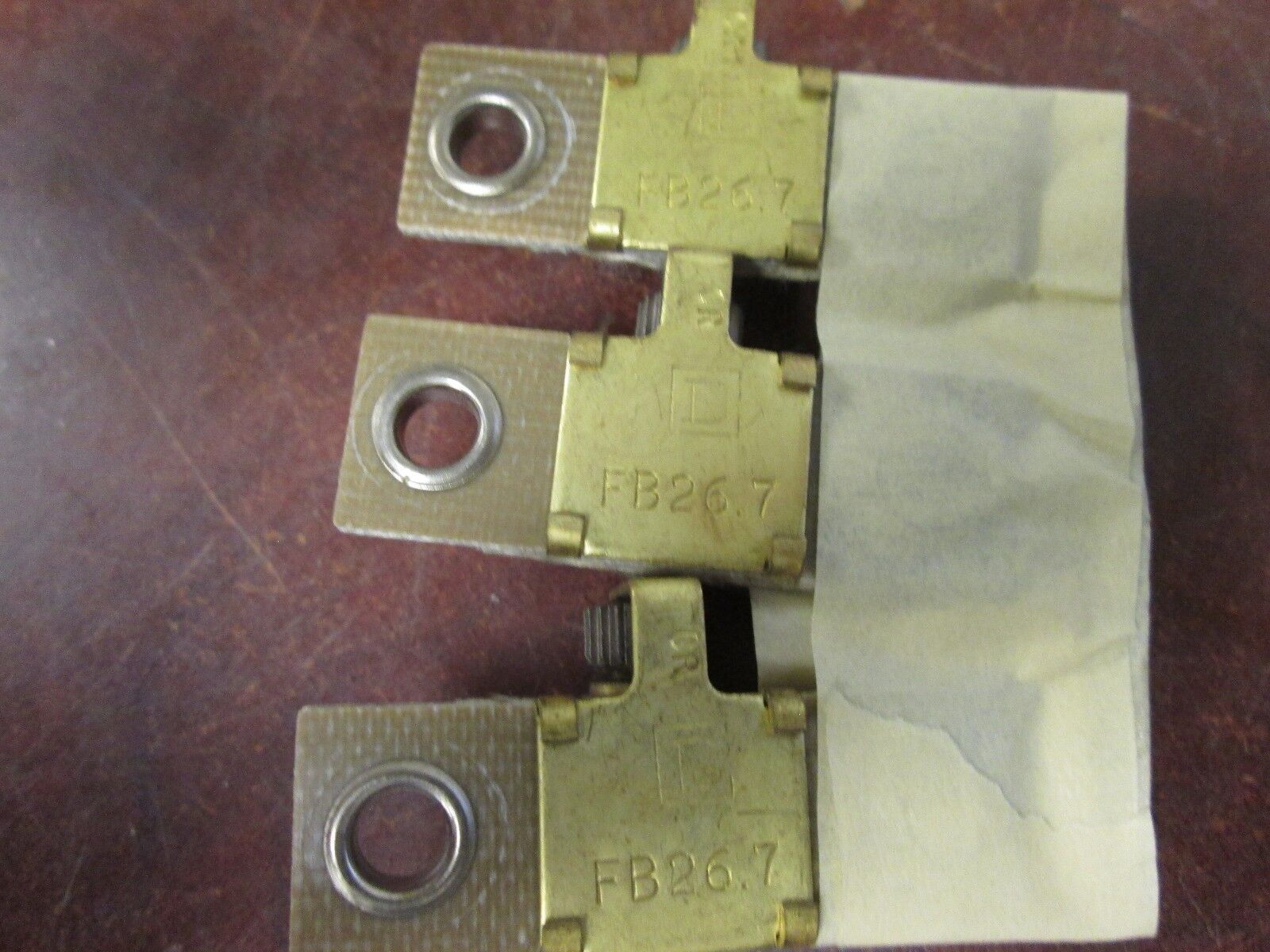 Square D Overload Relay Thermal Unit FB26.7 *Set of 3* Used