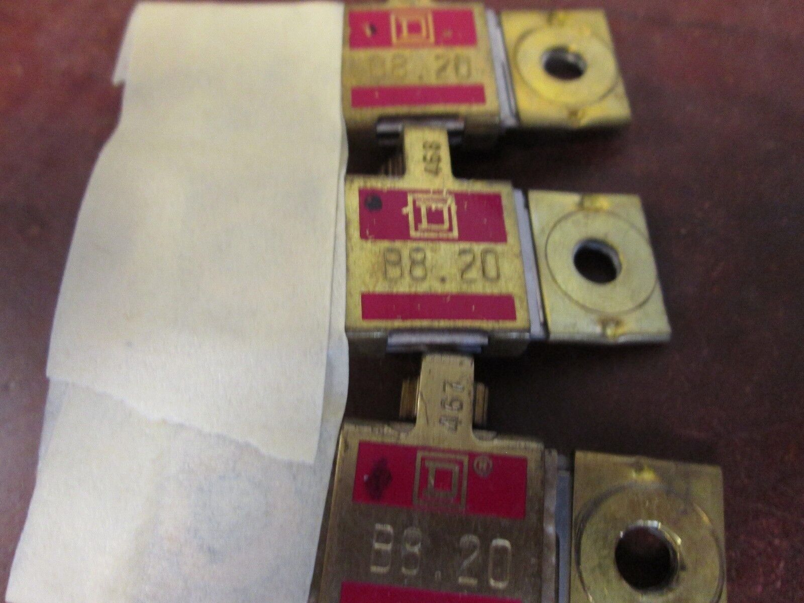 Square D Overload Relay Thermal Unit B8.20 *Lot of 3* Used