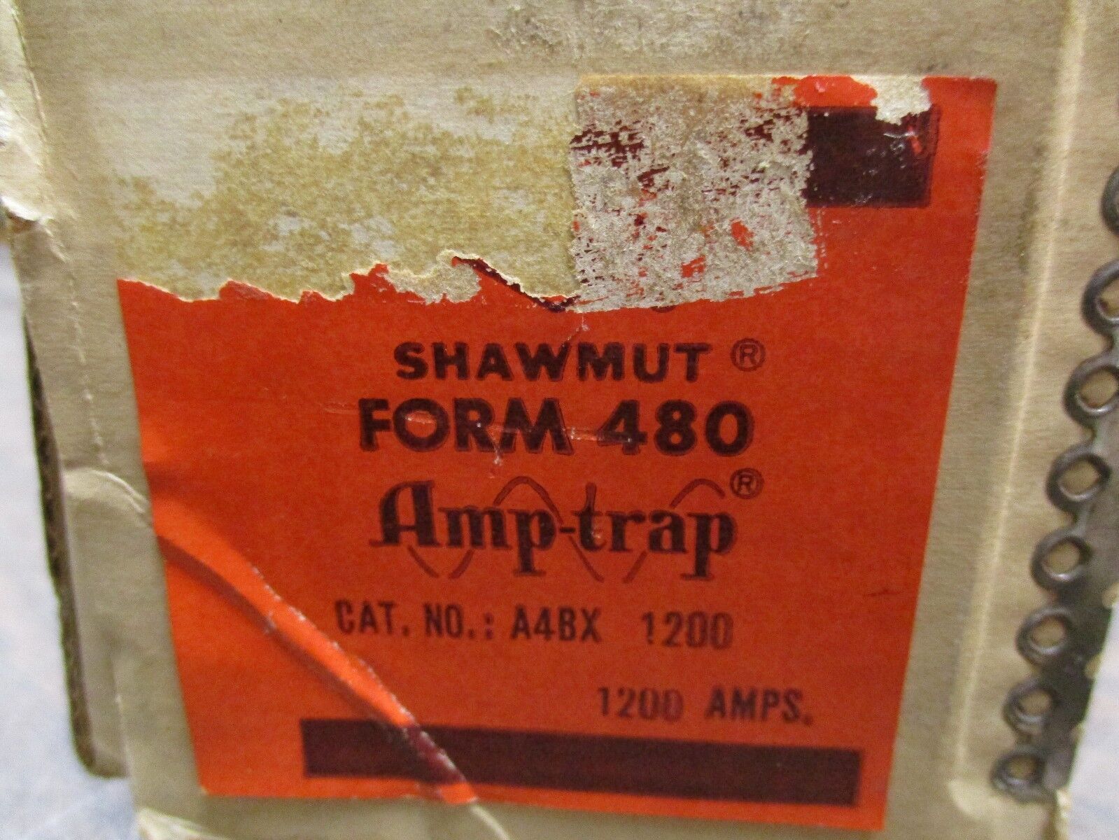 Gould Shawmut Amptrap Current Limiting Fuses A4BX1200 1200A 600V New Surplus