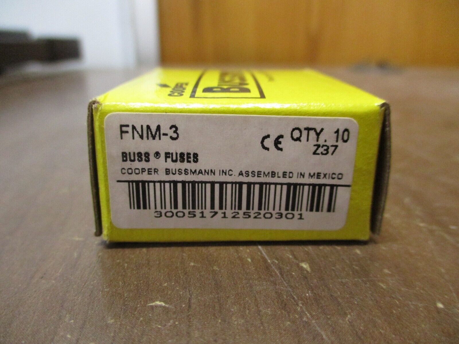 Cooper Bussmann Buss Fuse FNM-3 3A 250V *Box of 10* New Surplus