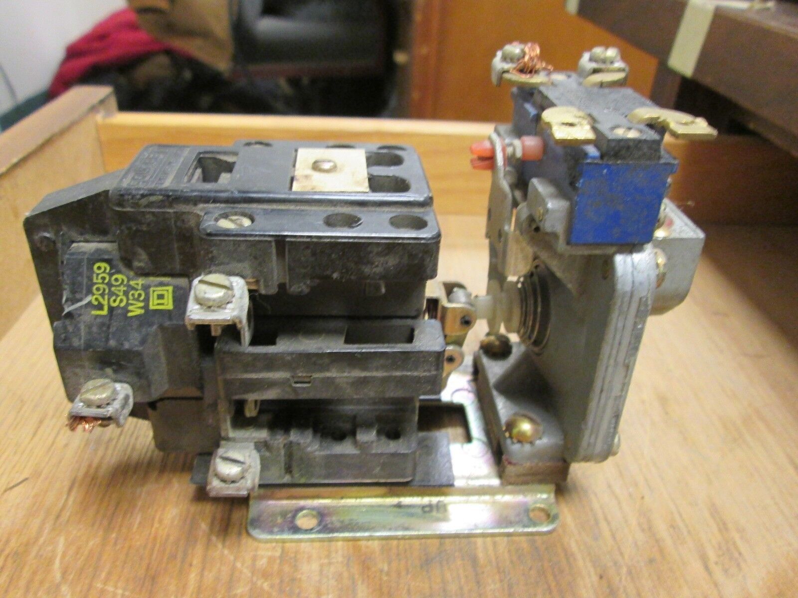 Square D Relay Timer 8501 DE0-20 120V Coil 600V Used