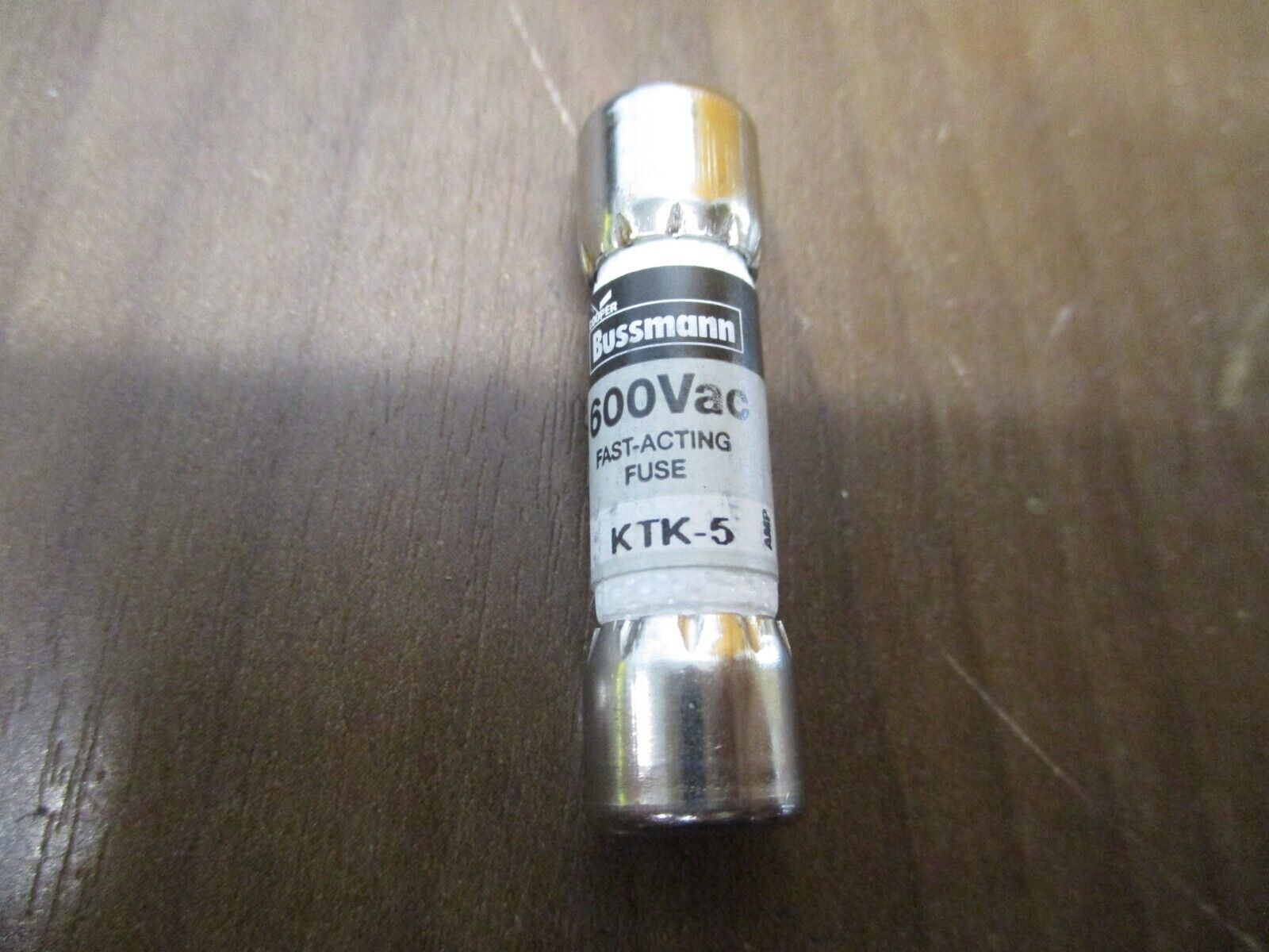 Cooper Bussmann Fuse KTK-5 5A 600V *Lot of 5* *No Box* New Surplus