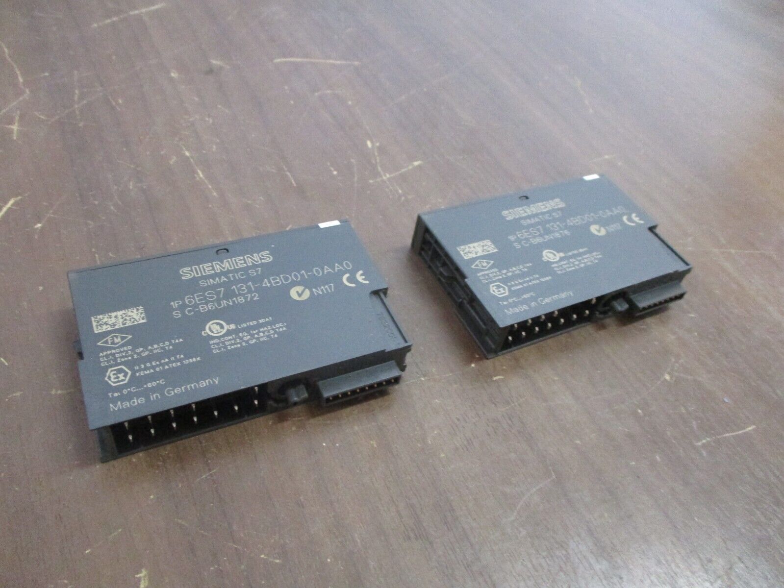 Siemens Simatic S7 Input Module 6ES7 131-4BD01-0AA0 *Lot of 2* Used