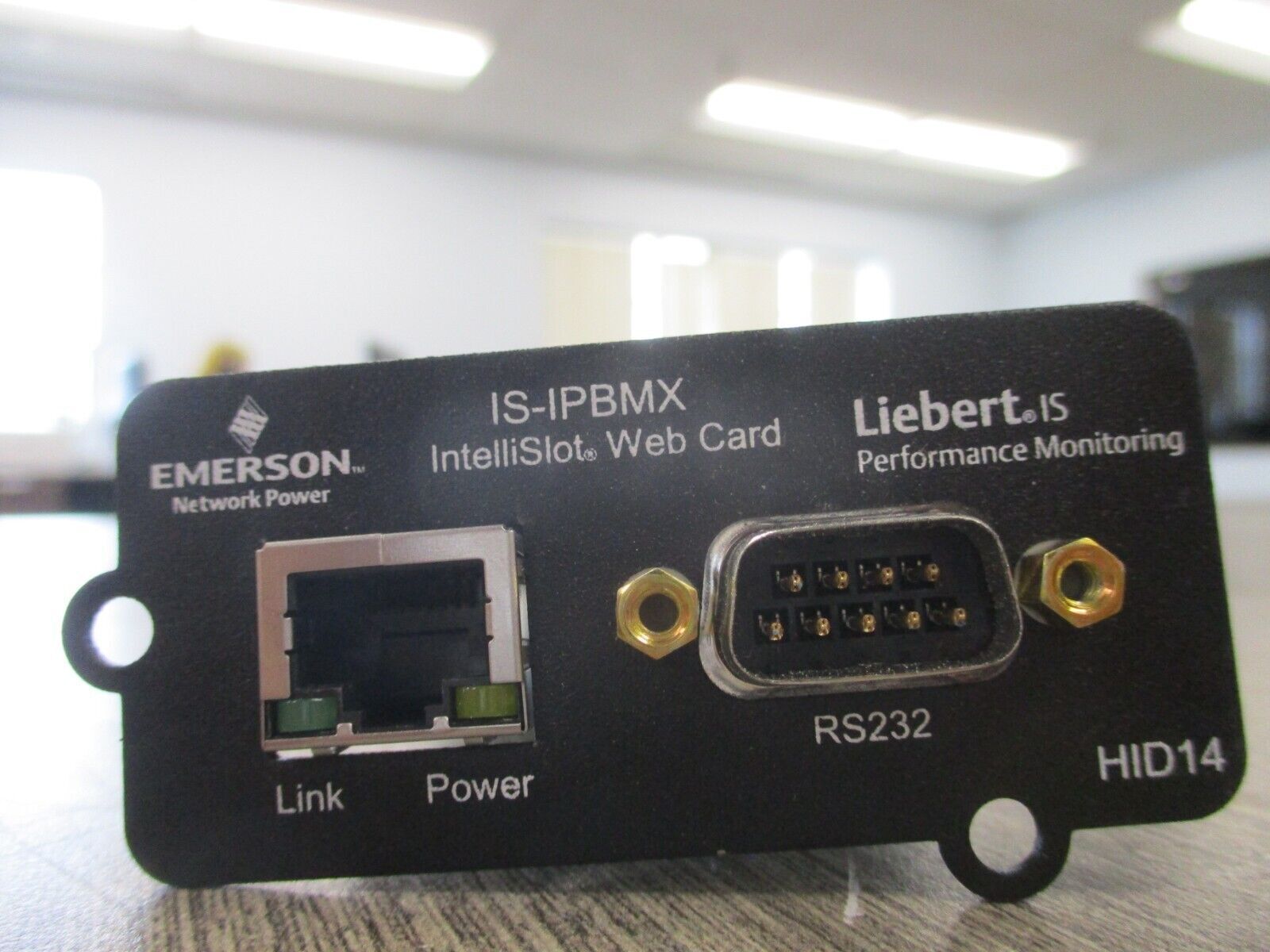 Emerson Liebert Intellislot Web Card IS-IPBMX Used