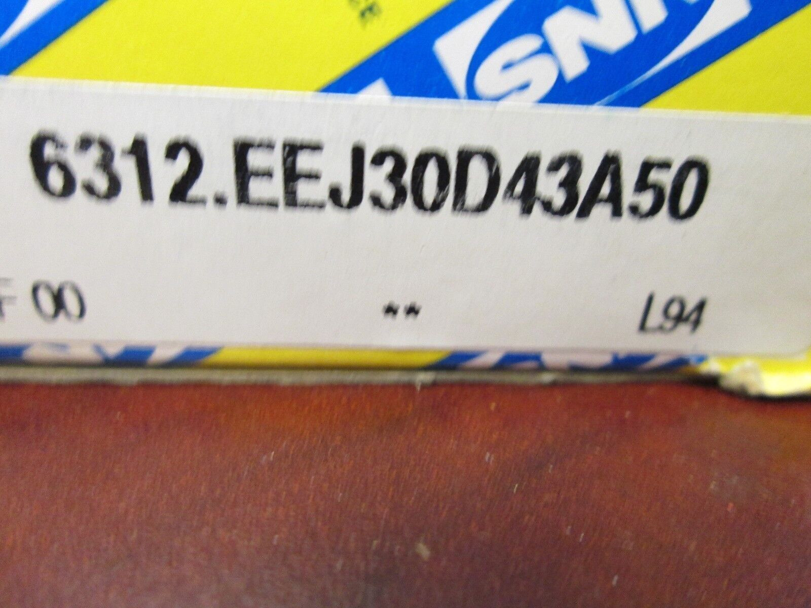 SNR Ball Bearing 6312.EEJ30D43A50 New Surplus