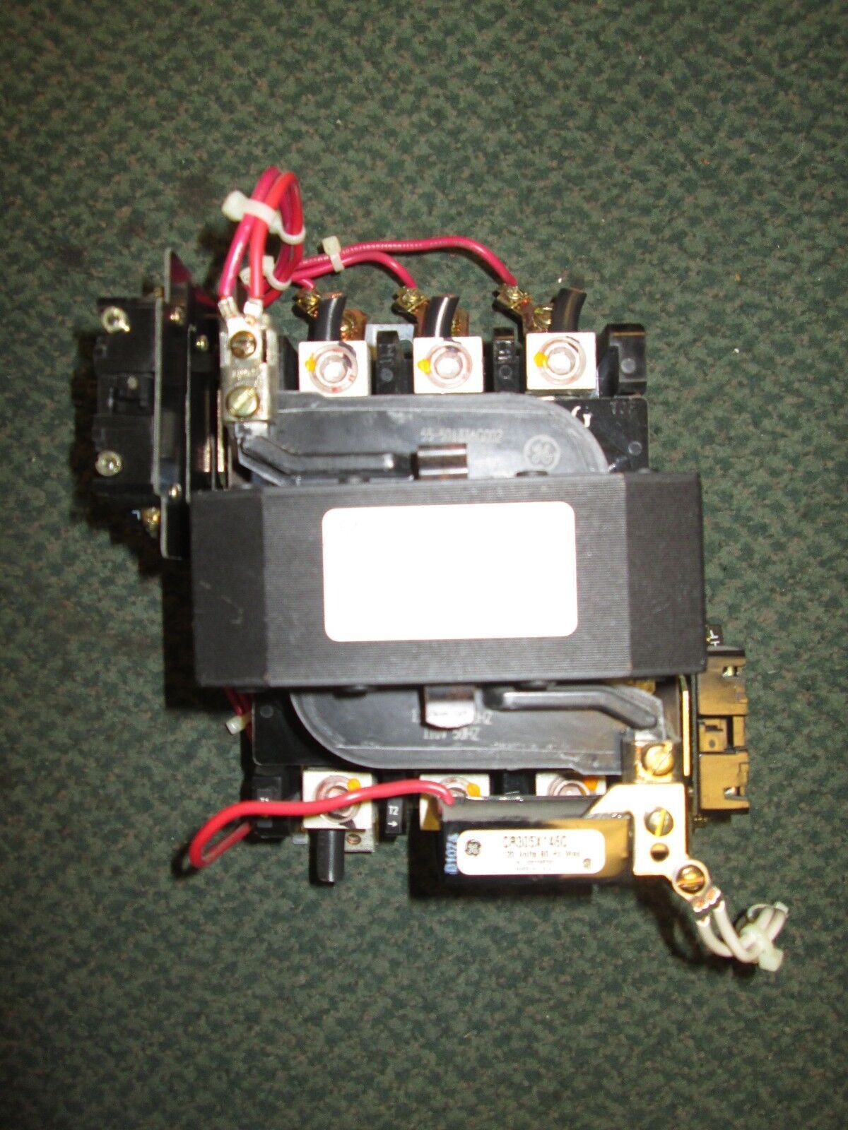 GE Contact CR305E0**AALH 115-120V Coil nema size 3 600V Used