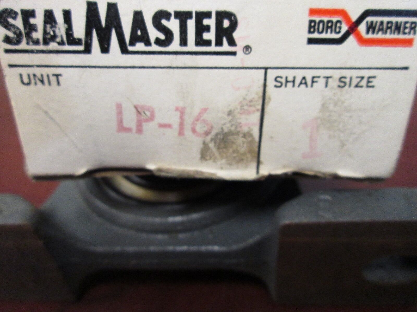 SealMaster Pillow Block Bearing LP-16 Shaft Size 1" New Surplus