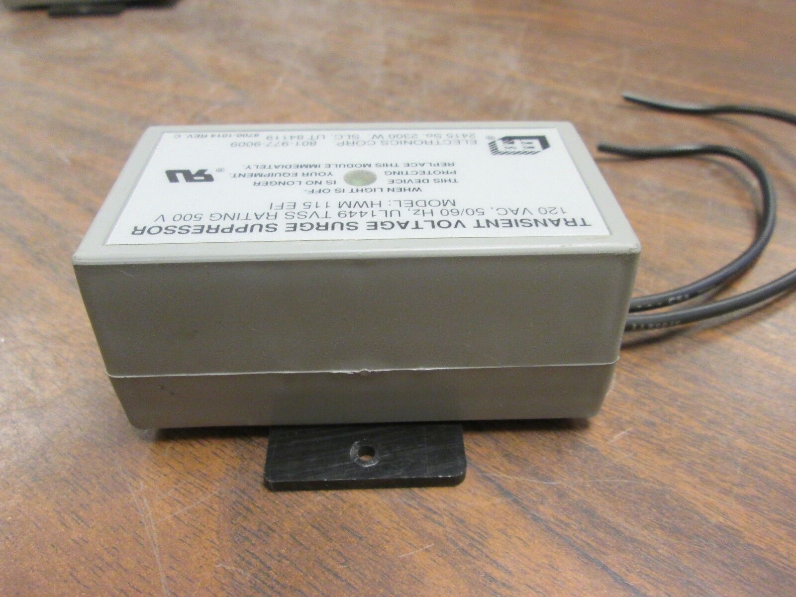 EFI Transient Voltage Surge Suppressor HWM 115 EFI 120V 50/60Hz Rating:500V Used