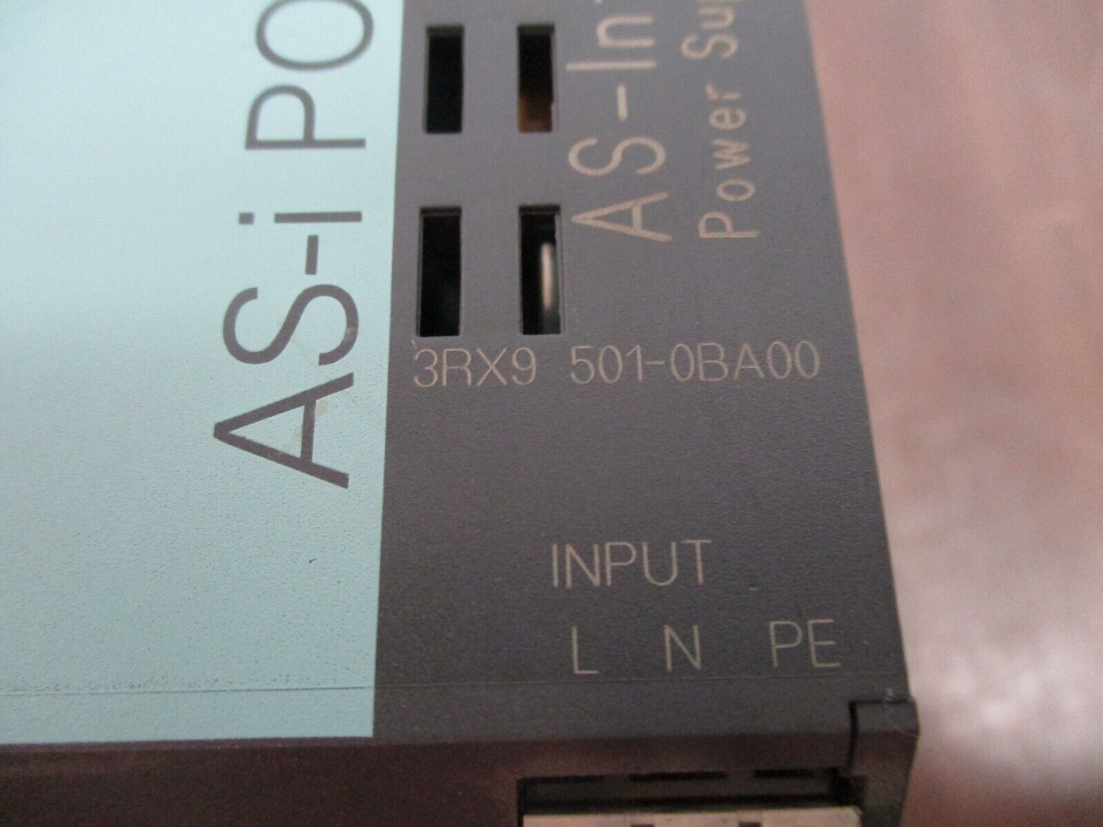 Siemens AS-Interface Power Supply 3RX9501-0BA00 Used