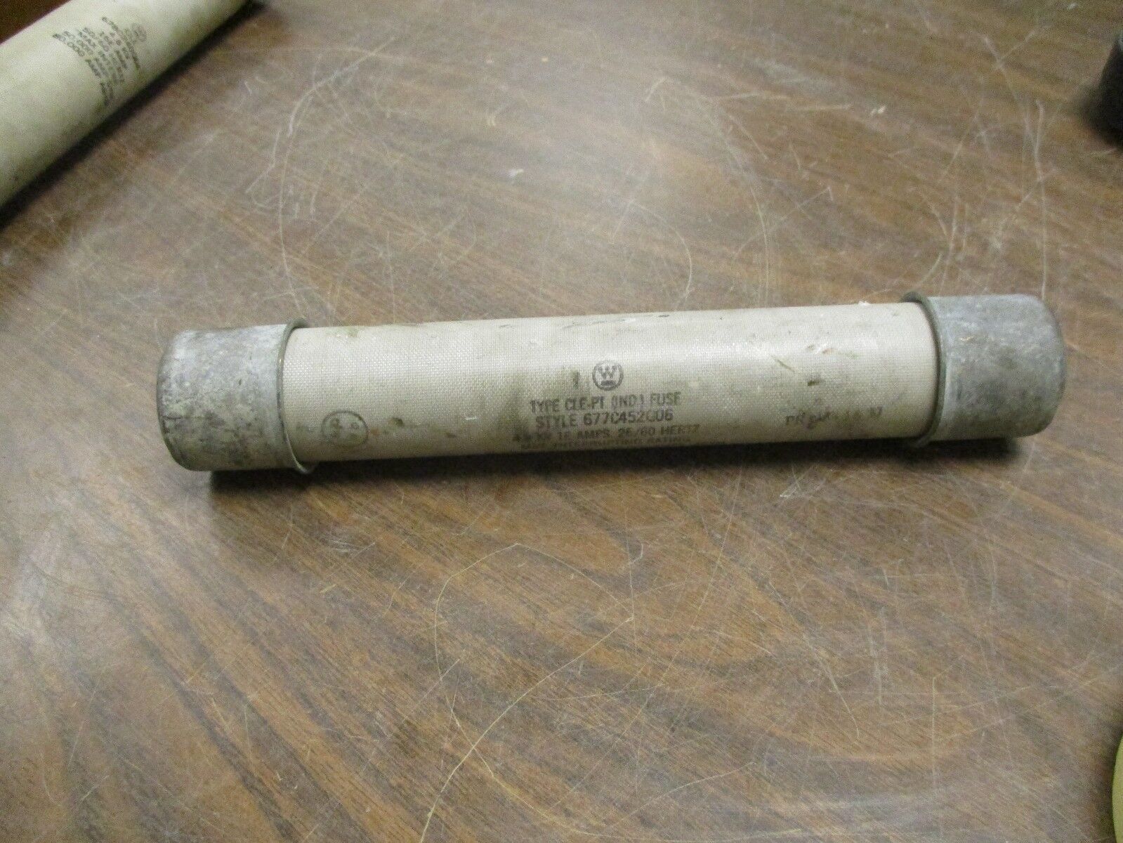 Westinghouse Fuse 677C452G06 1E 4.8kV 25/60Hz Used