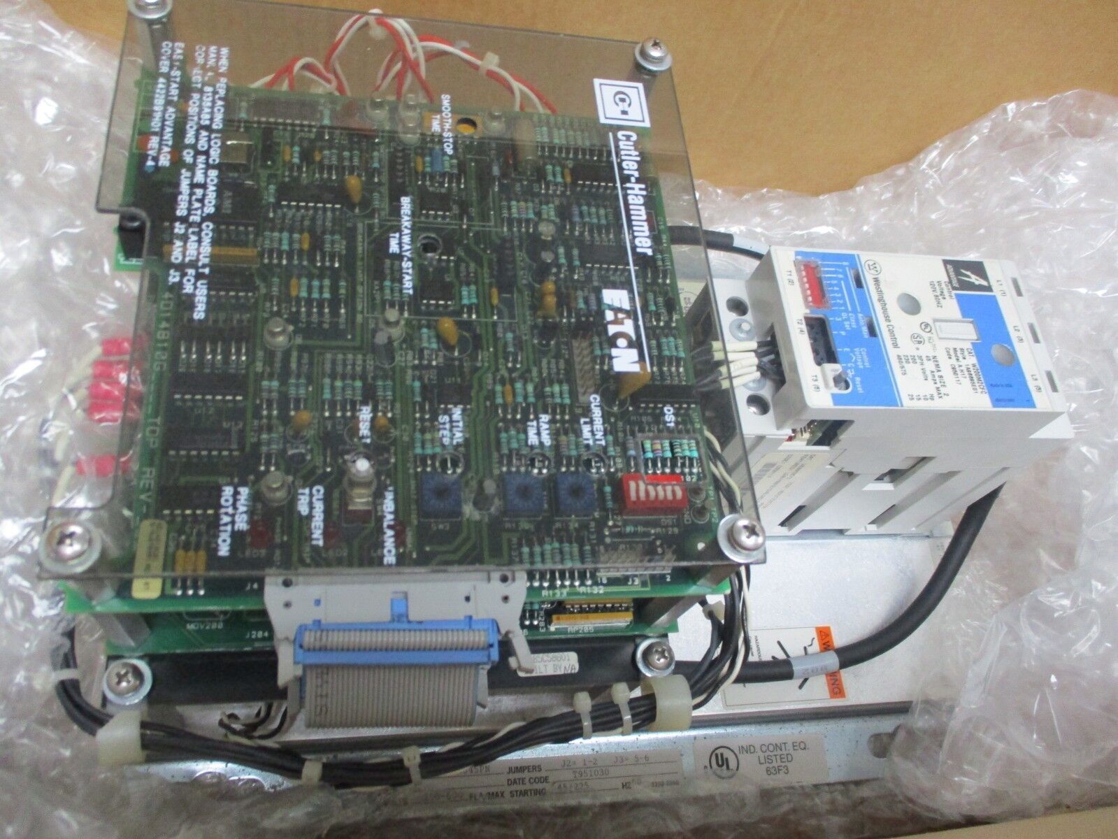 Eaton Soft Start EA045PN 25HP 15HP@230V 200-600V 45A New Surplus